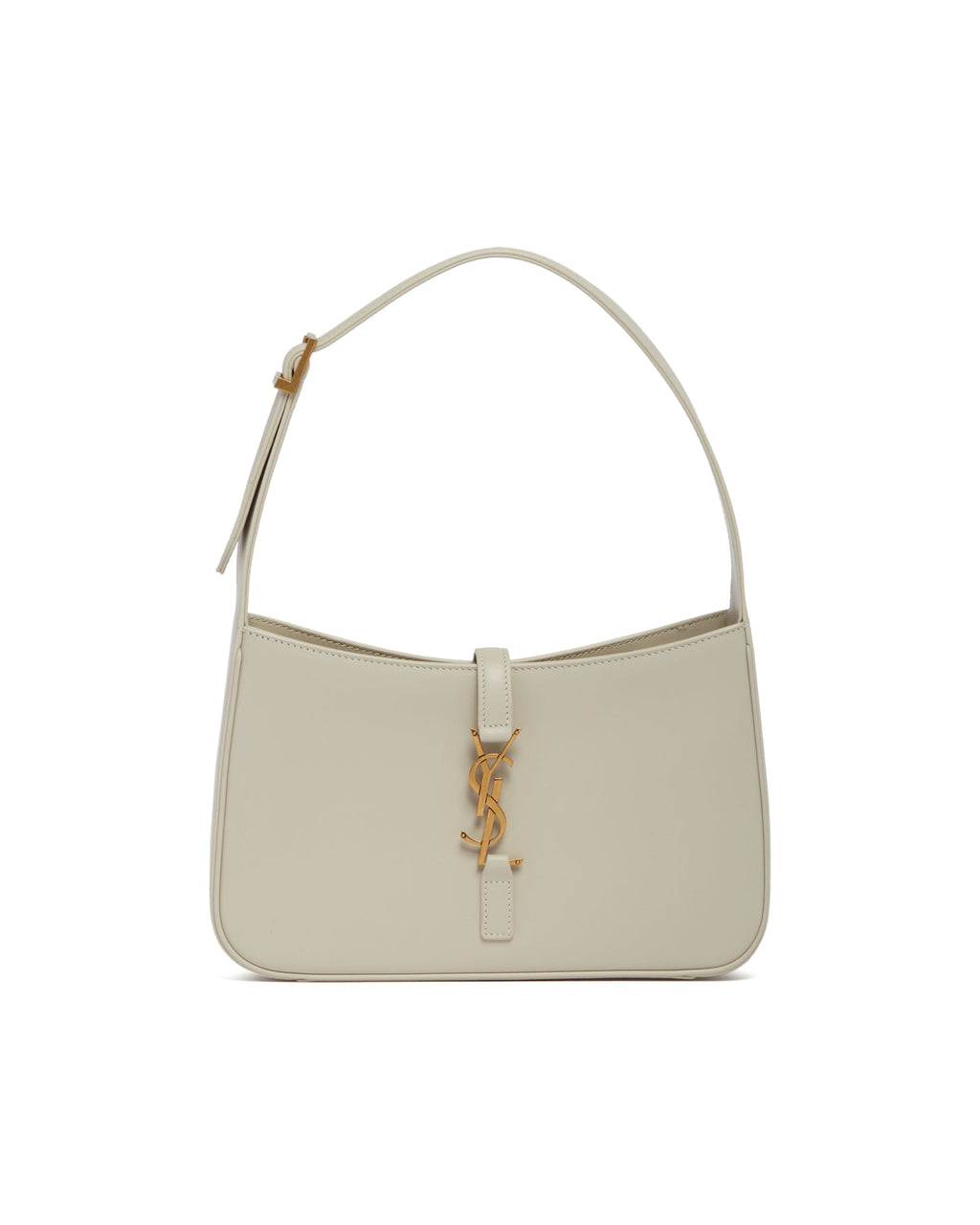 Оригінальна White Leather Le 5 A 7 Bag Saint laurent – вид ззаду
