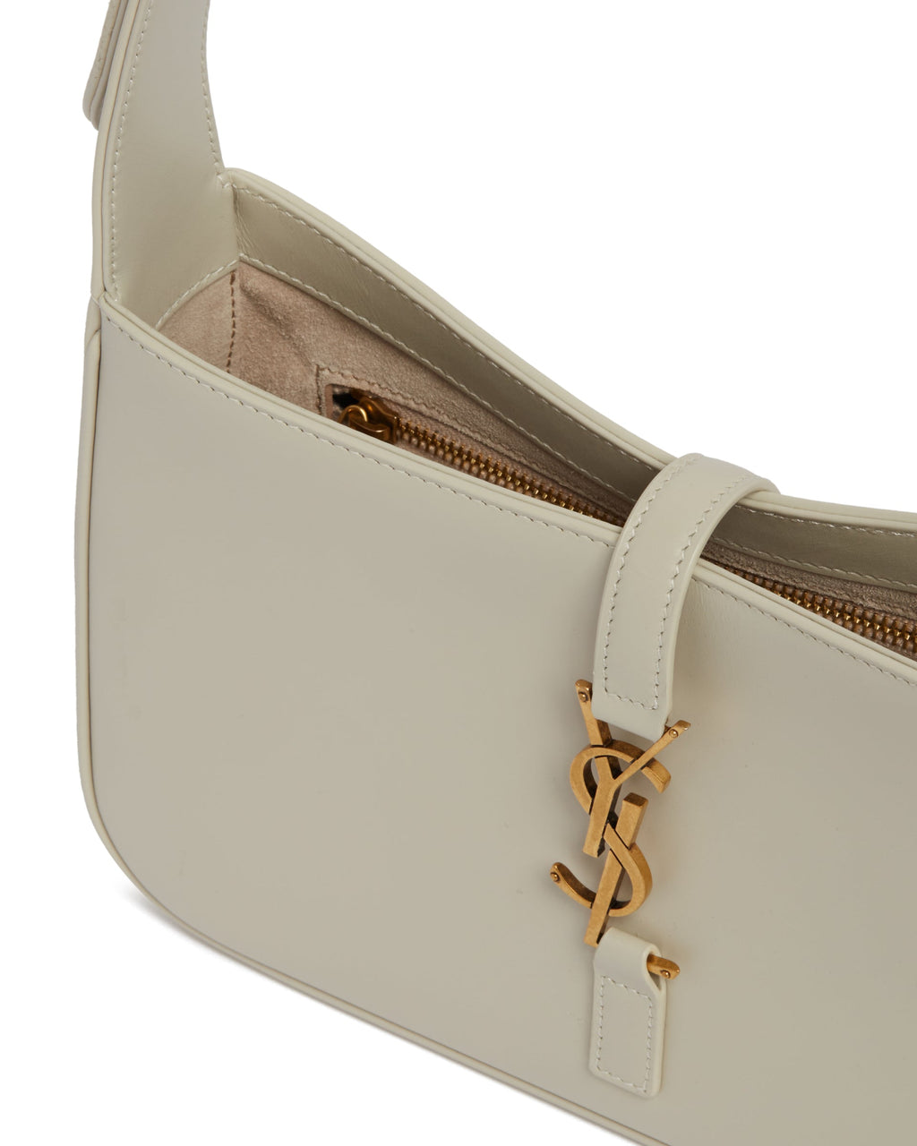Оригінальна White Leather Le 5 A 7 Bag Saint laurent – збільшений вид
