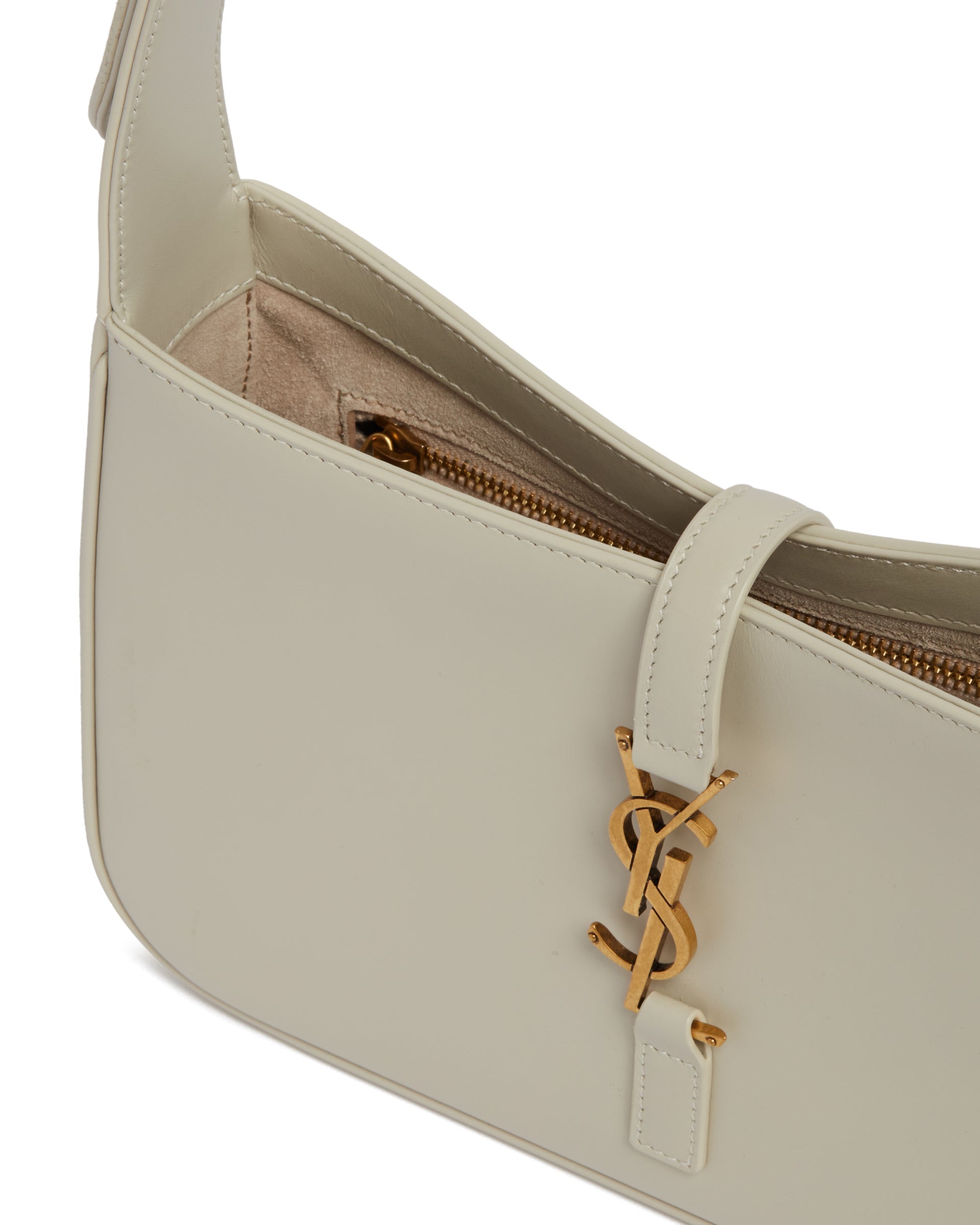 Оригінальна White Leather Le 5 A 7 Bag Saint laurent – збільшений вид