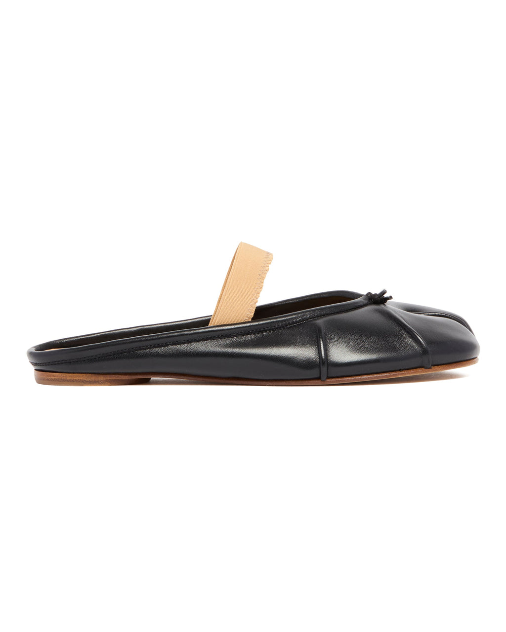 Black Tabi Ballerinas With Elastic Strap Maison margiela – Гарантія оригінальності – вид ззаду