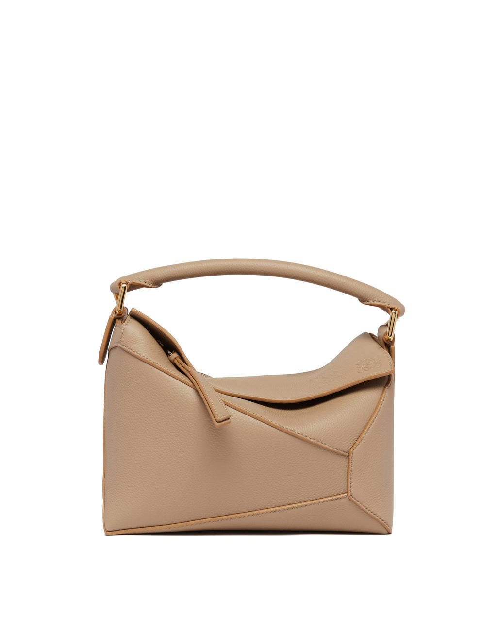 Beige Small Puzzle Bag Loewe – Гарантія оригінальності – боковий вид