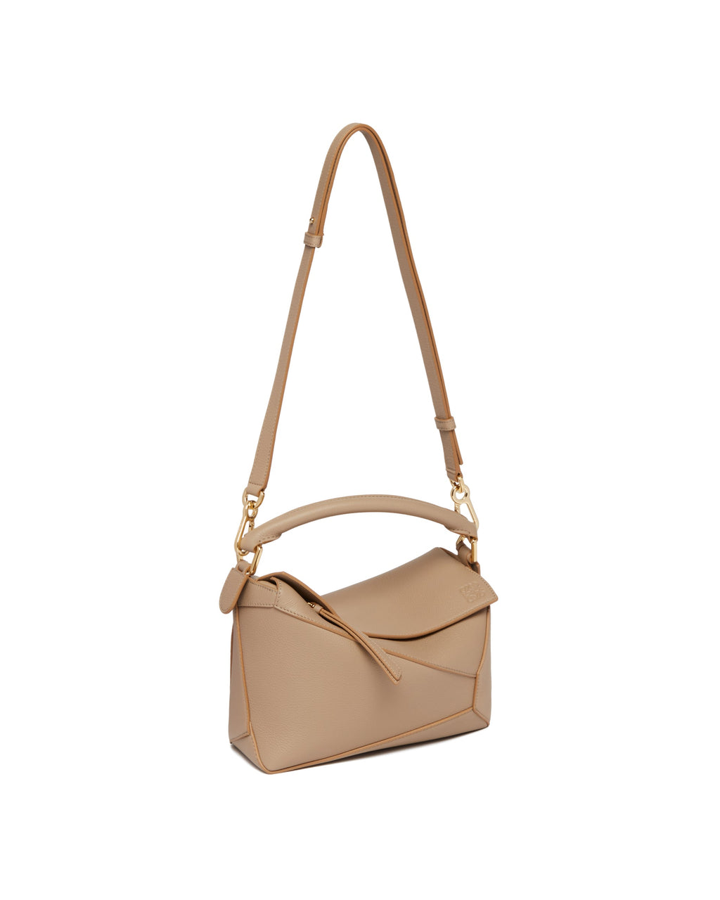 Beige Small Puzzle Bag Loewe – Гарантія оригінальності – детальний вид
