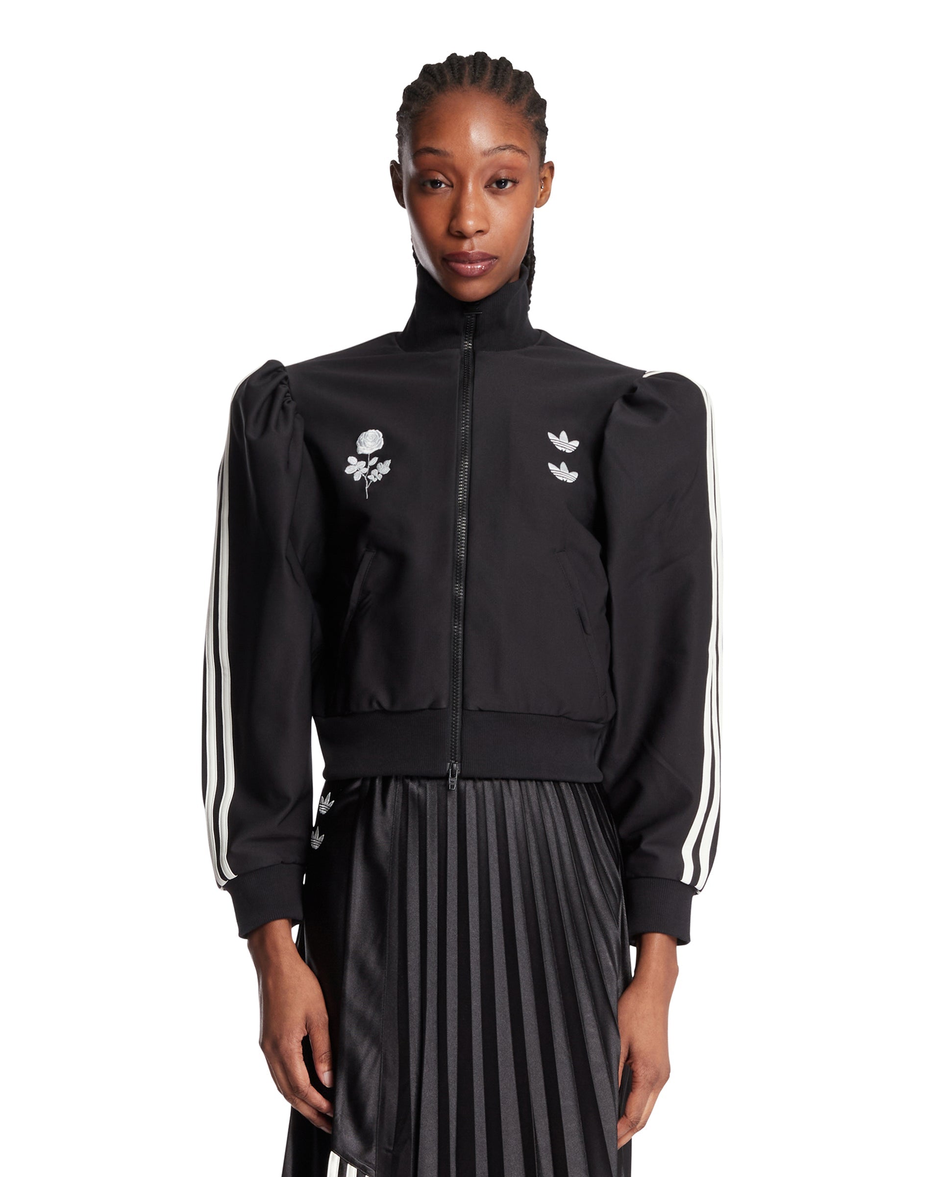 Оригінальна X Willy Chavarria Black Zip Blouse Adidas – боковий вид - ADIDAS