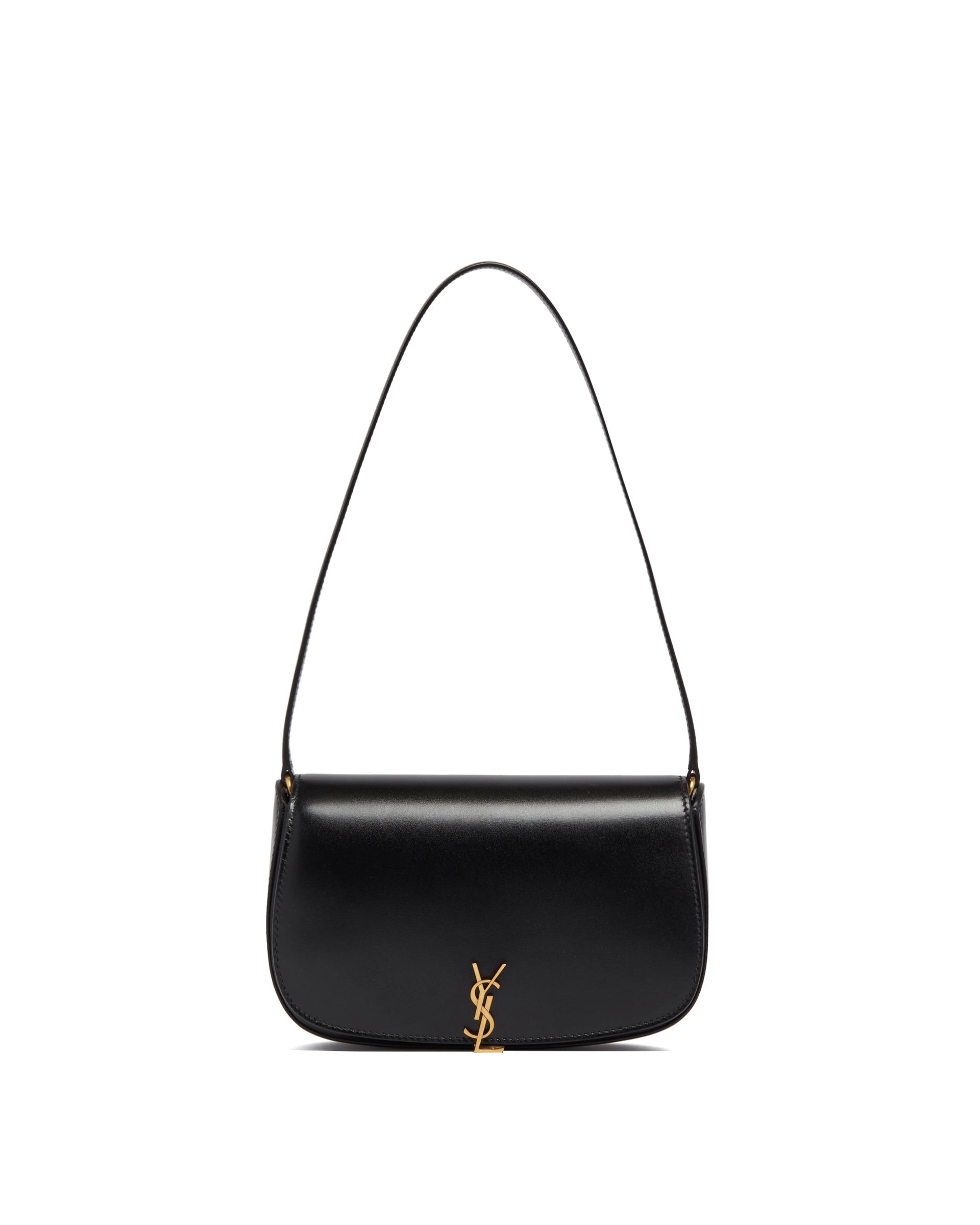 Black Voltaire Mini Shoulder Bag Saint laurent – Гарантія оригінальності – боковий вид