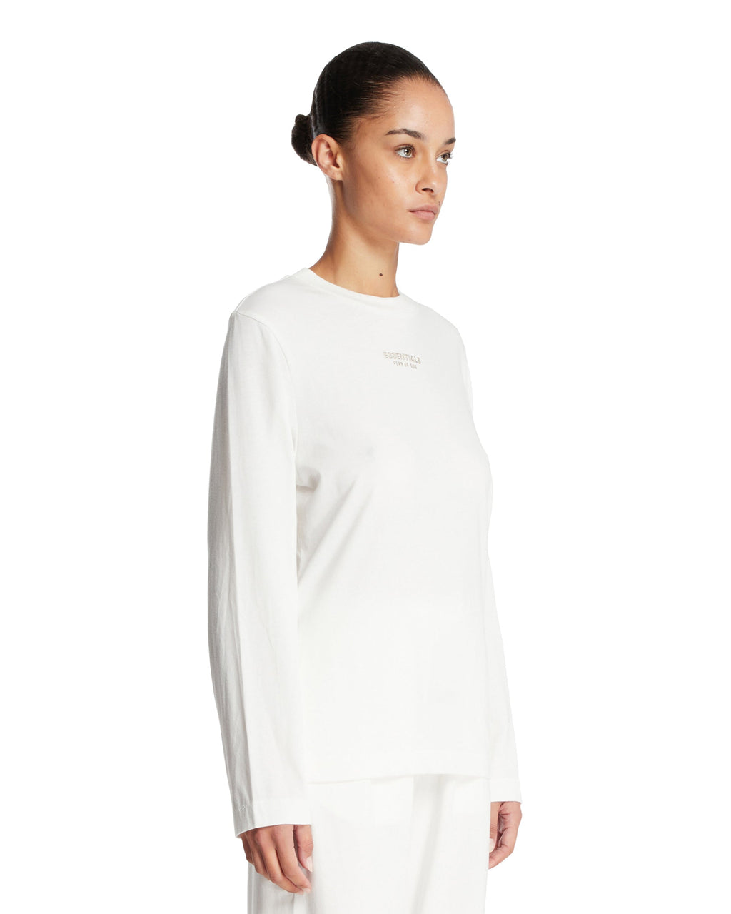White Long Sleeve T-Shirt. Fear of god оригінал – Купити в Україні – вид ззаду
