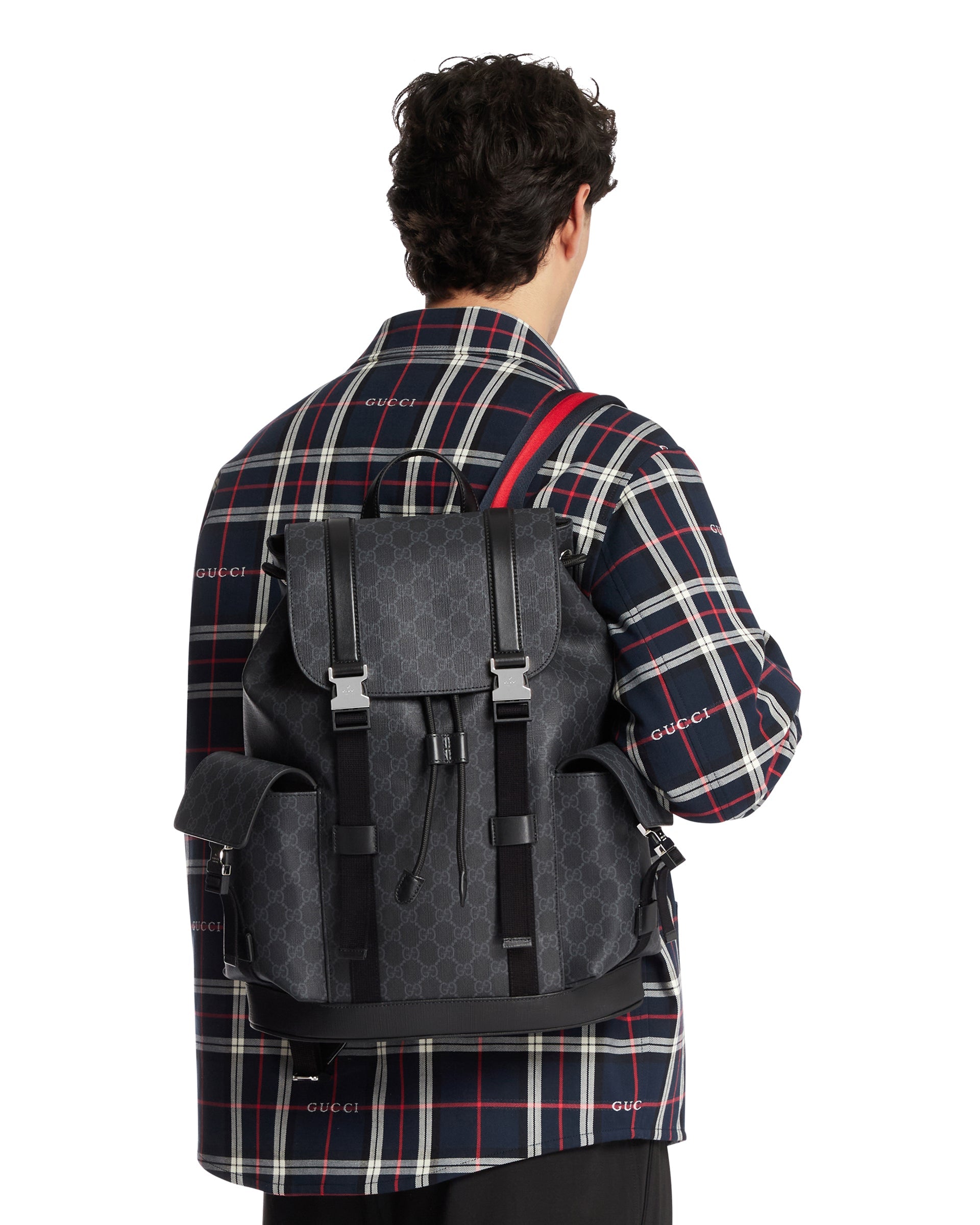 Оригінальна Black Large Gg Backpack Gucci – детальний вид