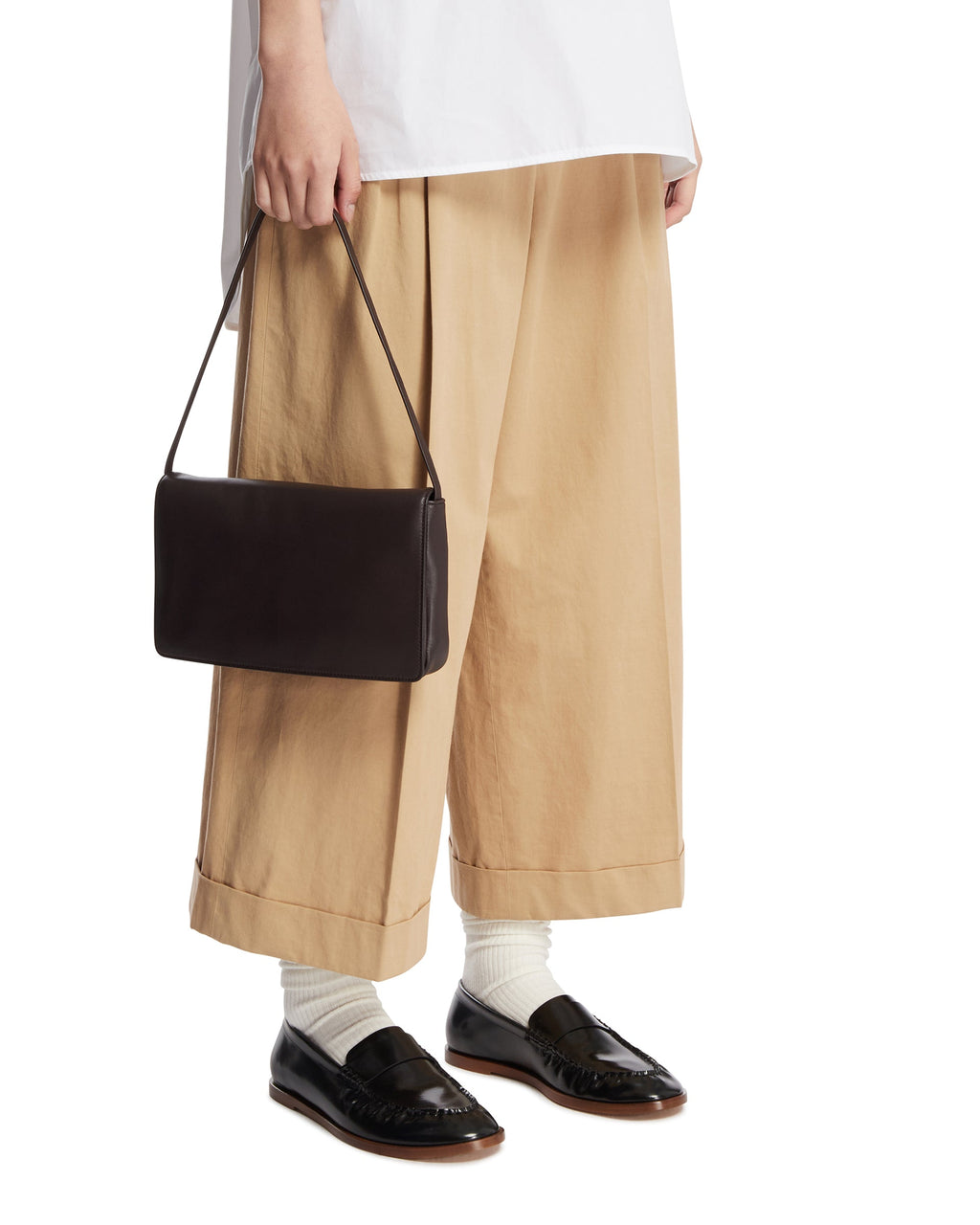Brown Nuance Two Shoulder Bag The row – Гарантія оригінальності – детальний вид
