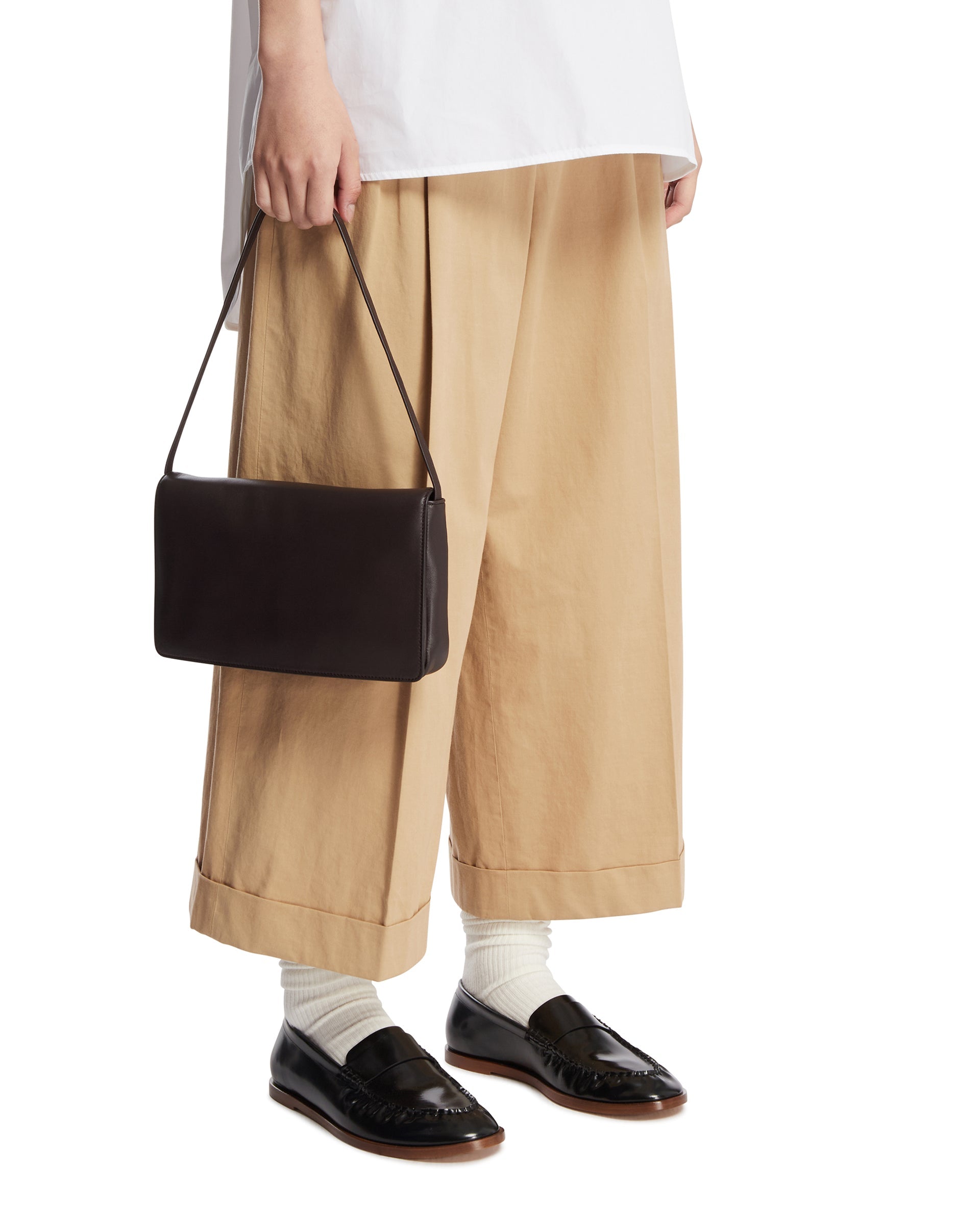 Brown Nuance Two Shoulder Bag The row – Гарантія оригінальності – детальний вид