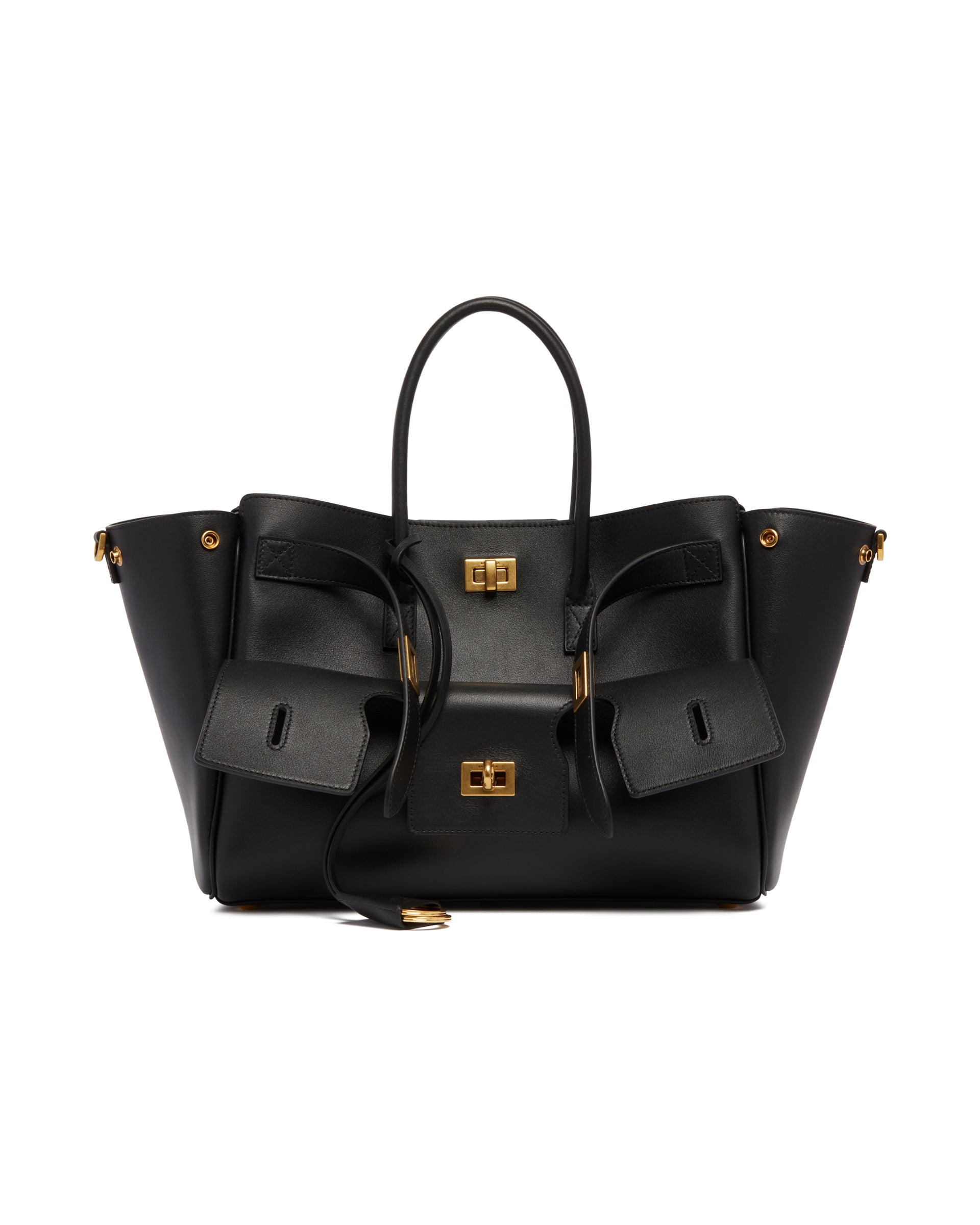 Оригінальна Black Small Carry All Bel Air Bag Balenciaga – вид ззаду