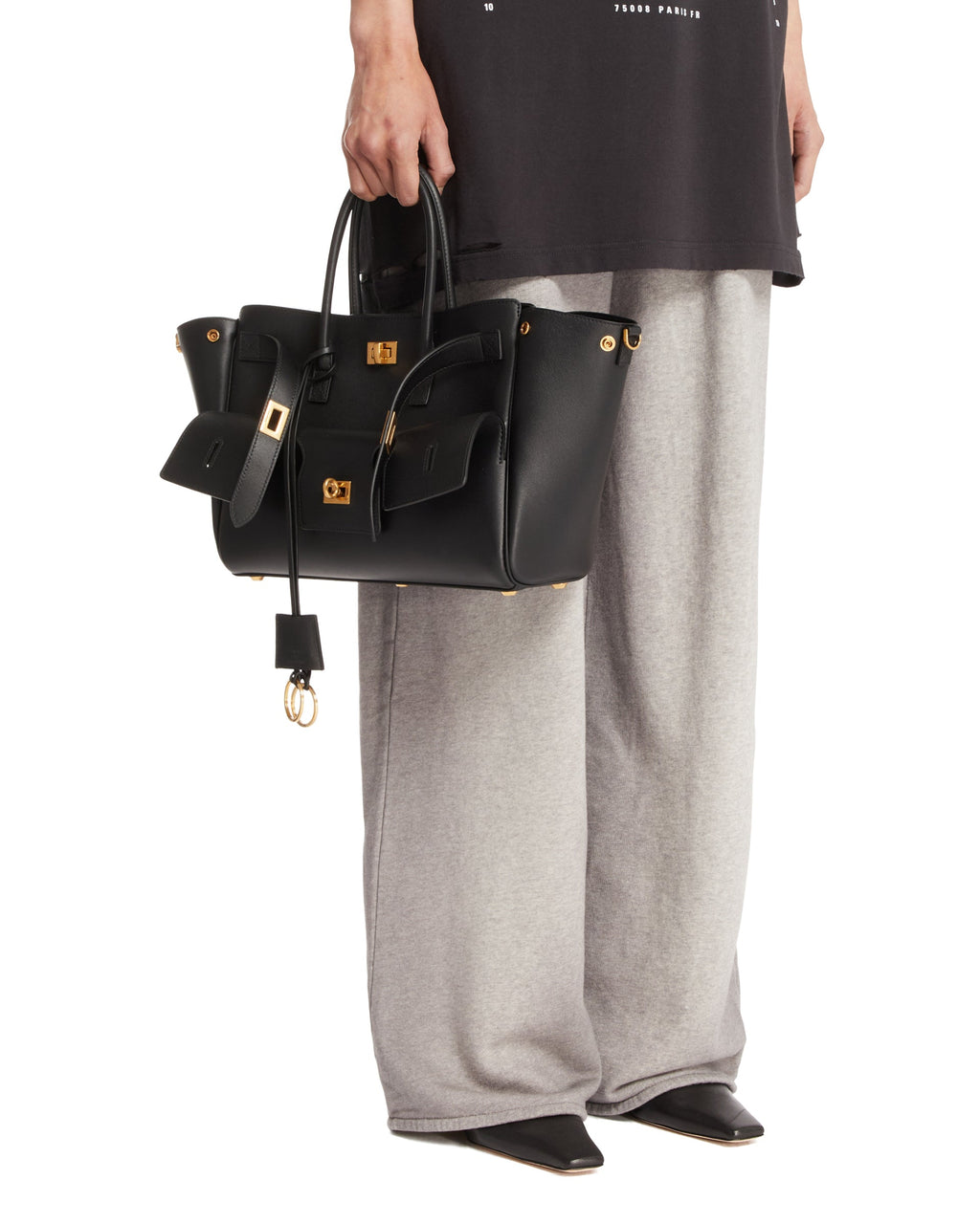 Оригінальна Black Small Carry All Bel Air Bag Balenciaga – детальний вид