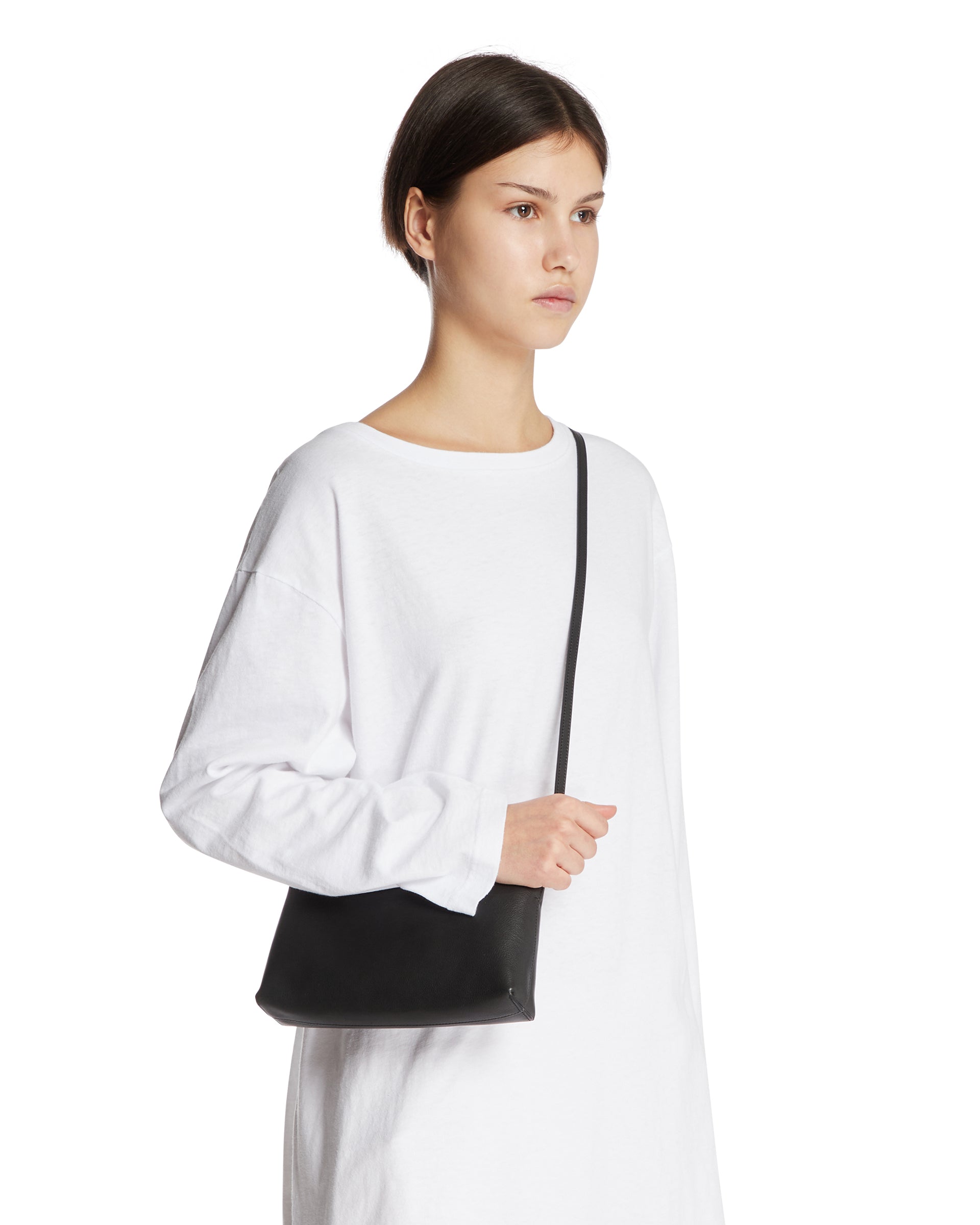 Black Rene Leather Shoulder Bag The row – Гарантія оригінальності – детальний вид