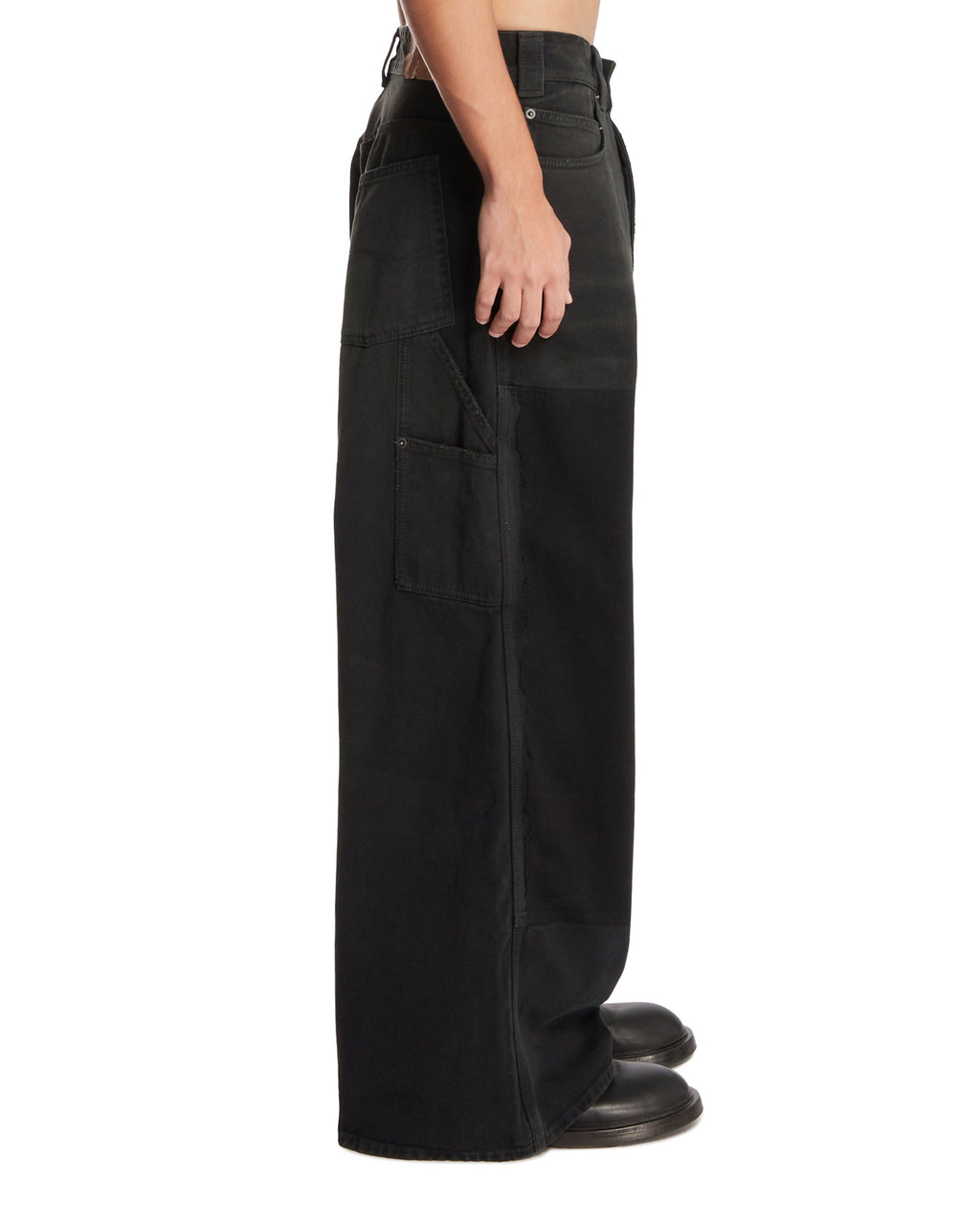 Black Baggy Ripped Off Pants Balenciaga – Гарантія оригінальності – збільшений вид