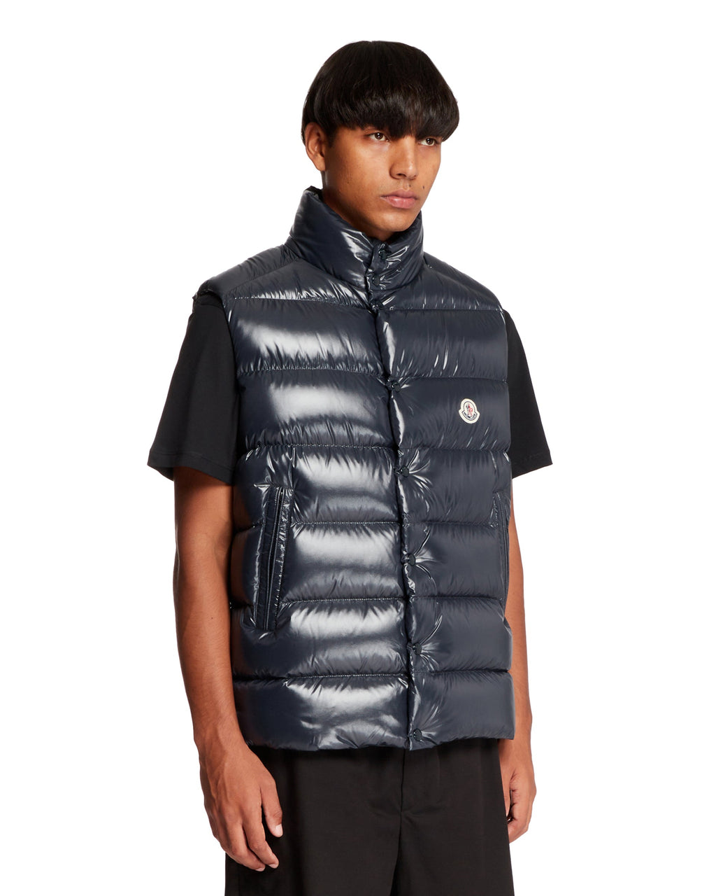 Blue Tibb Vest Moncler – Гарантія оригінальності – вид ззаду