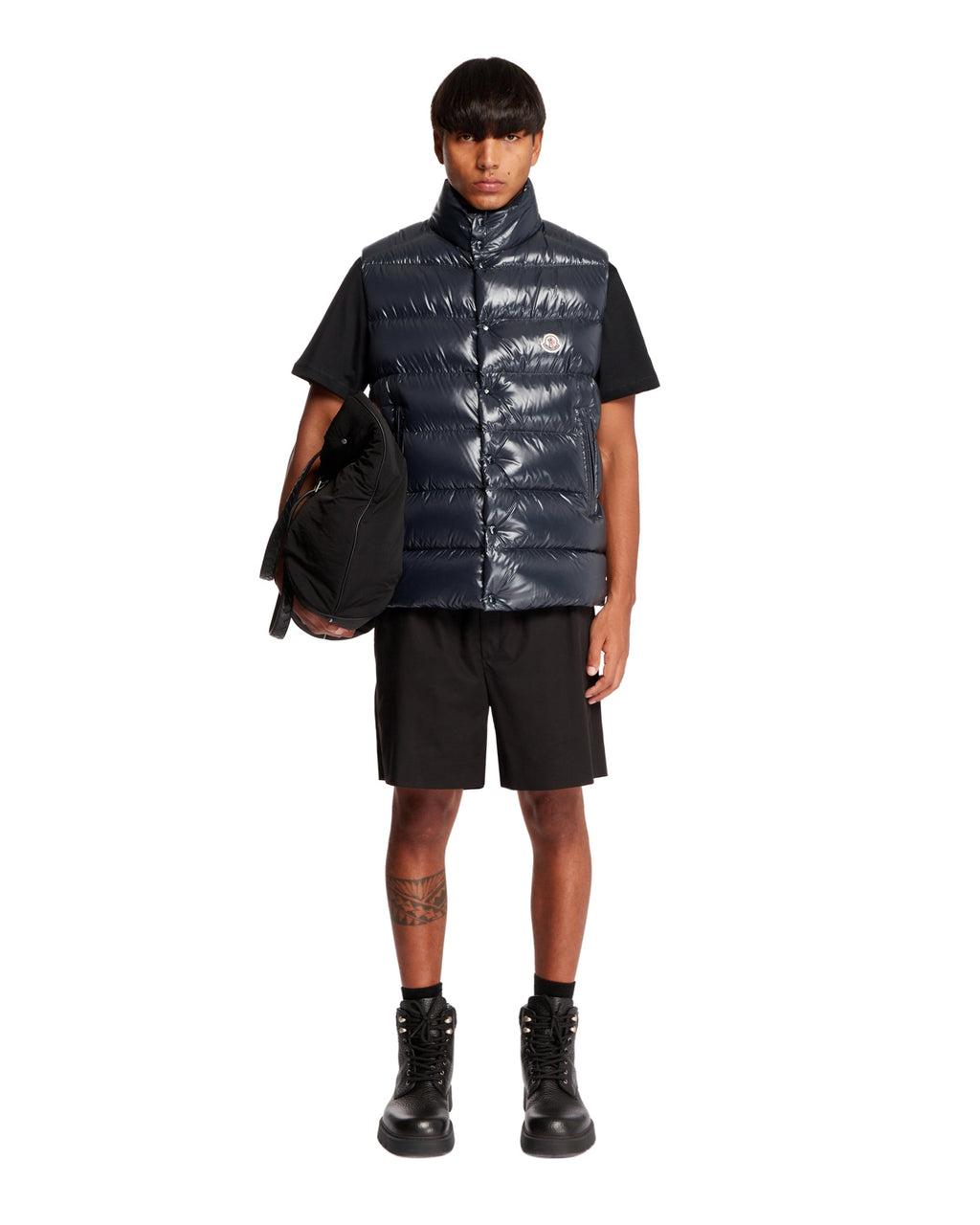 Blue Tibb Vest Moncler – Гарантія оригінальності – детальний вид