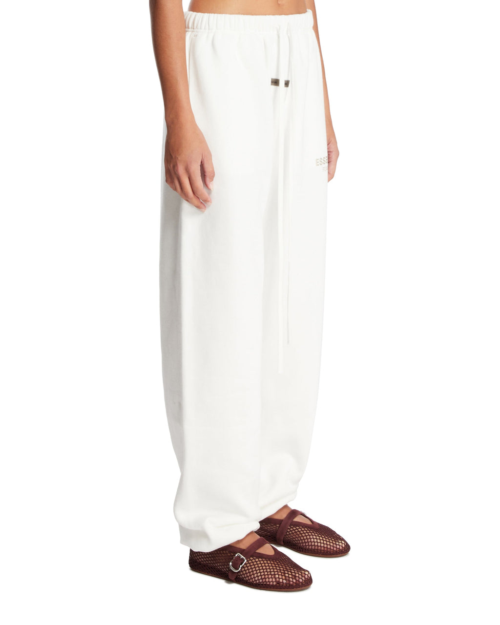 White Drawstring Pants Fear of god – Гарантія оригінальності – вид ззаду