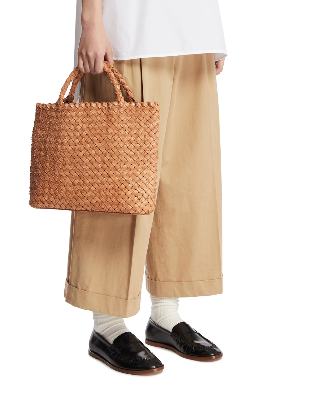 Оригінальна Beige Amber Intrecciata Bag The row – детальний вид