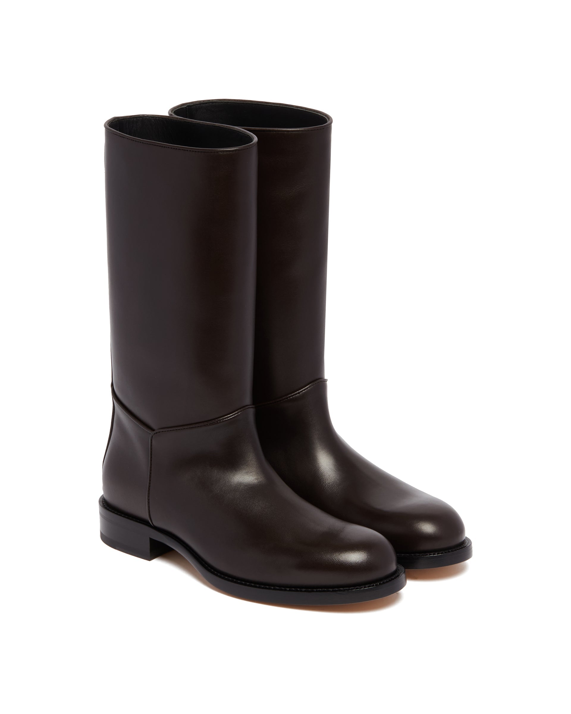 Оригінальна Brown Nobilis Leather Riding Boots The row – детальний вид