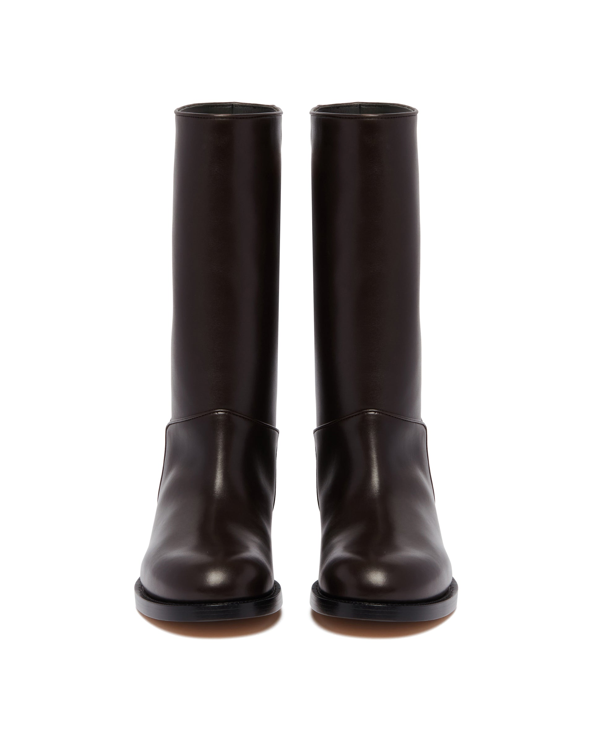 Оригінальна Brown Nobilis Leather Riding Boots The row – збільшений вид