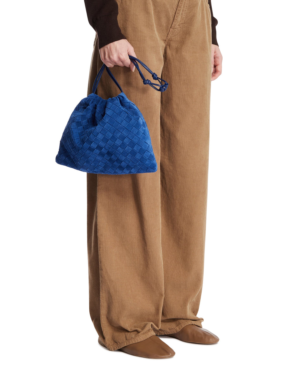 Blue Suede Dustbag Bottega veneta – Гарантія оригінальності – детальний вид