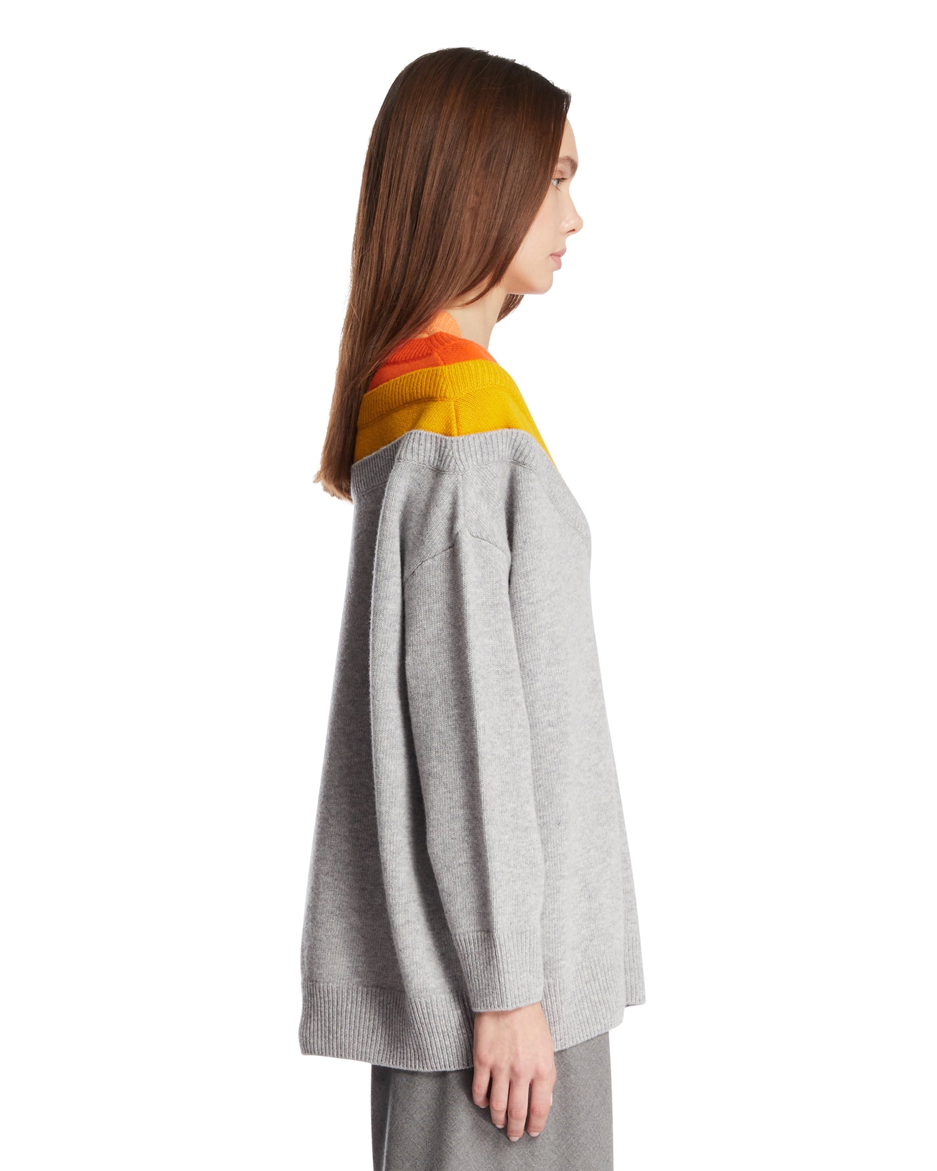 Оригінальна Gray Trompe Loeil Wool Sweater Loewe – збільшений вид