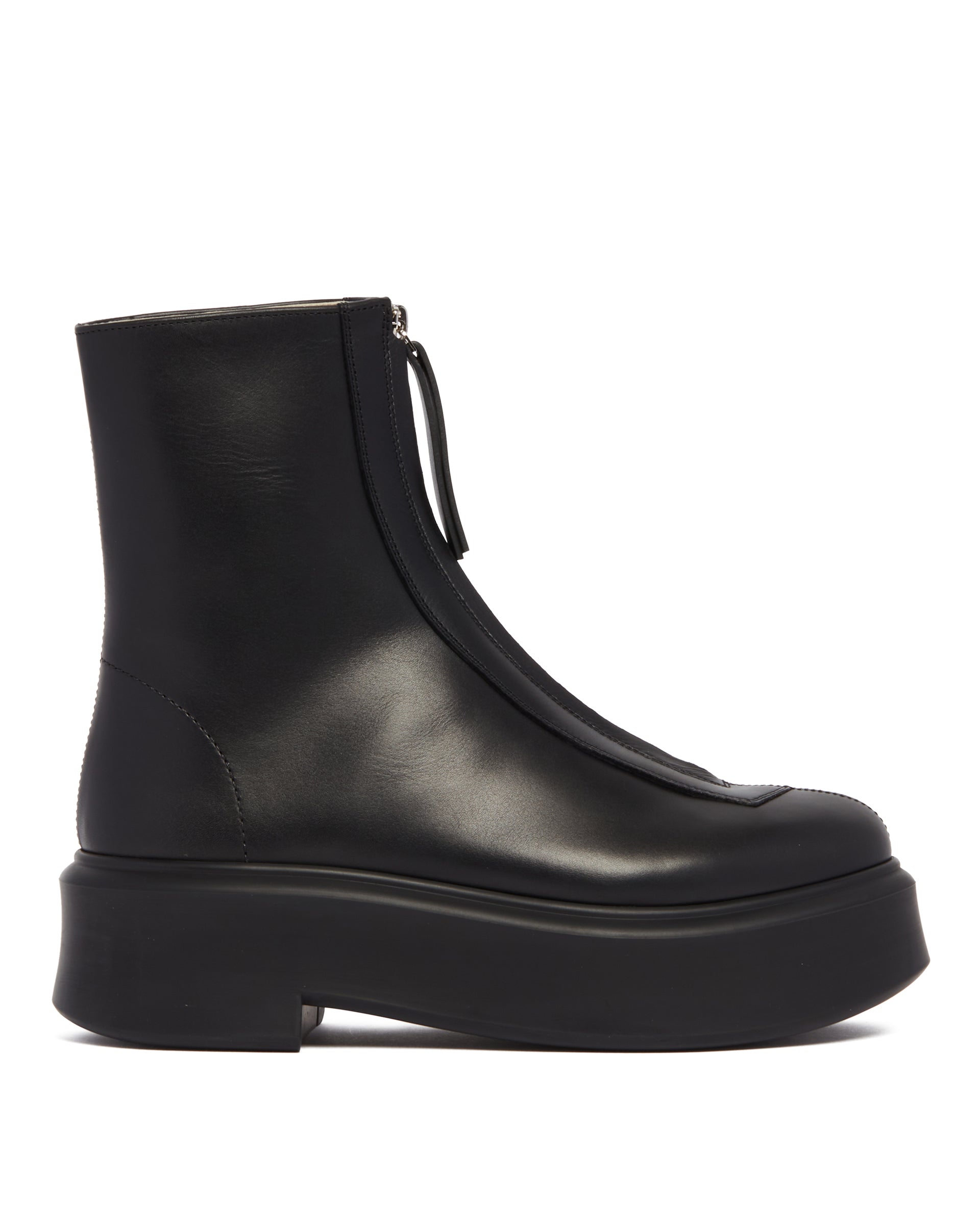 Black Zipped Boots - THE ROW