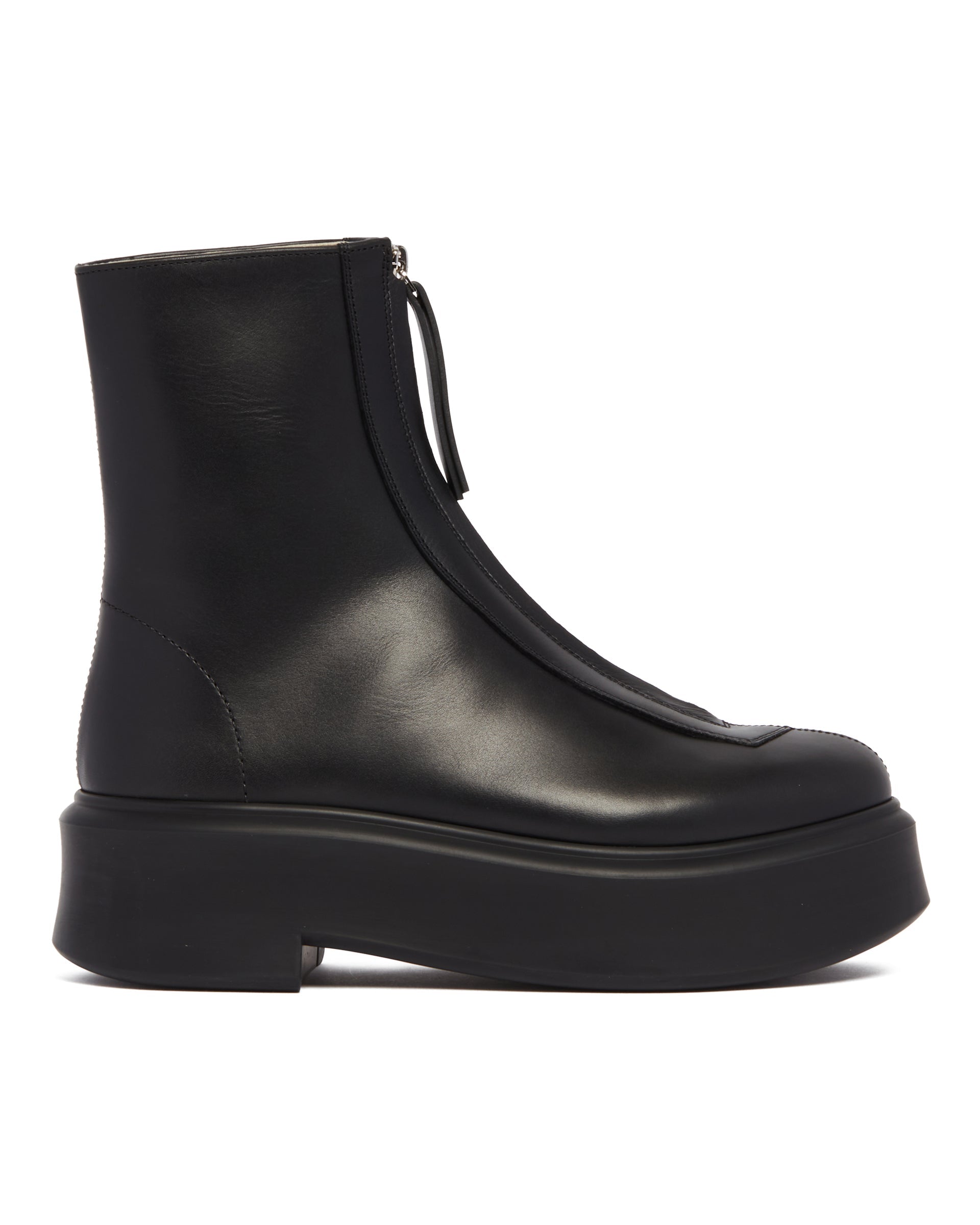 Black Zipped Boots - THE ROW