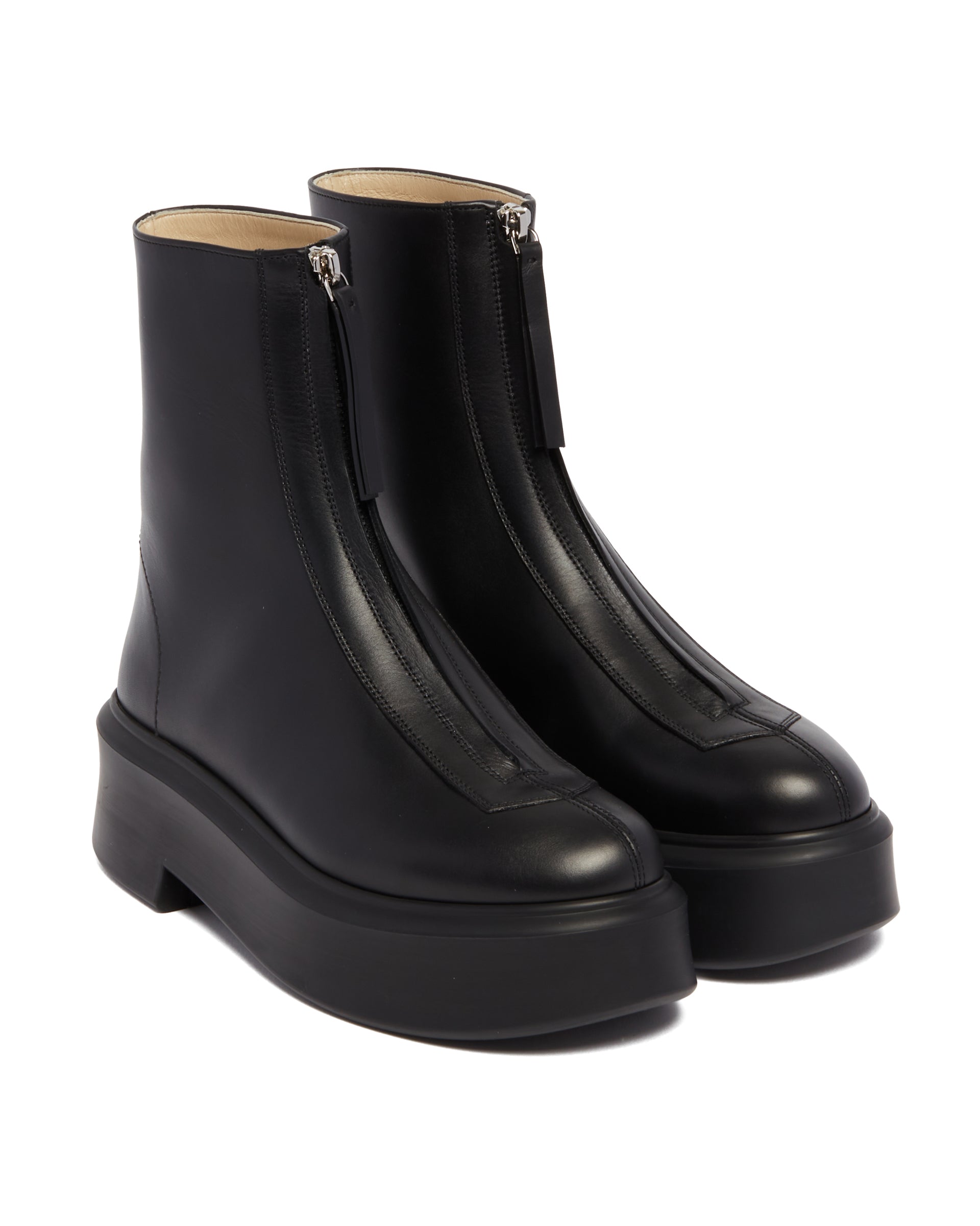 Black Zipped Boots - THE ROW