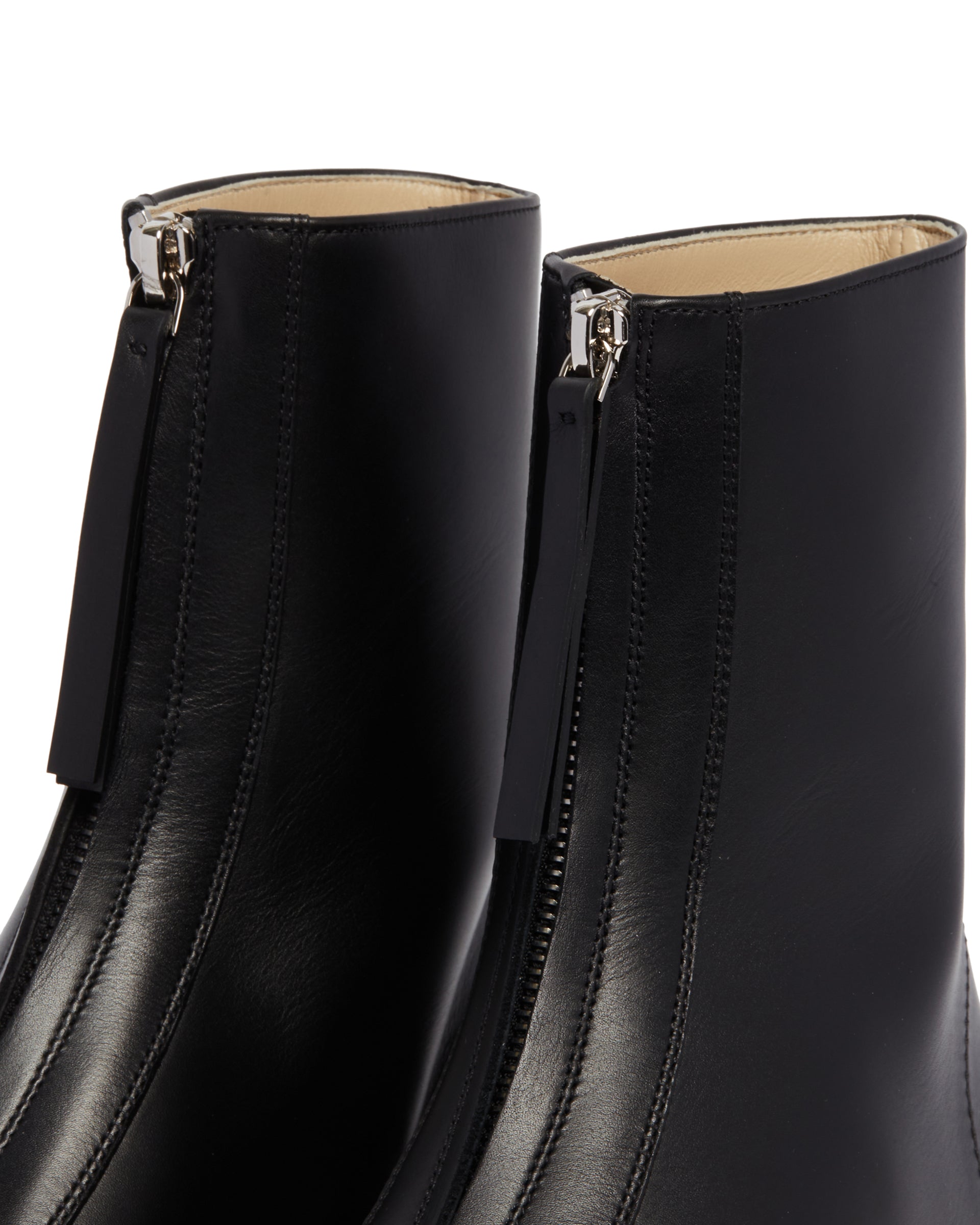 Black Zipped Boots - THE ROW