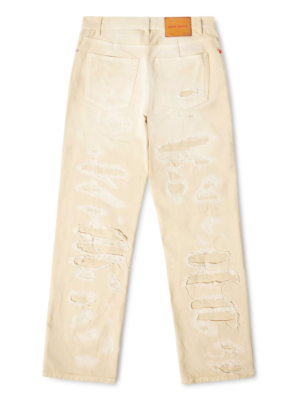 Straight-Leg Distressed-Finish Jeans Heron preston оригінал – Купити в Україні – збільшений вид