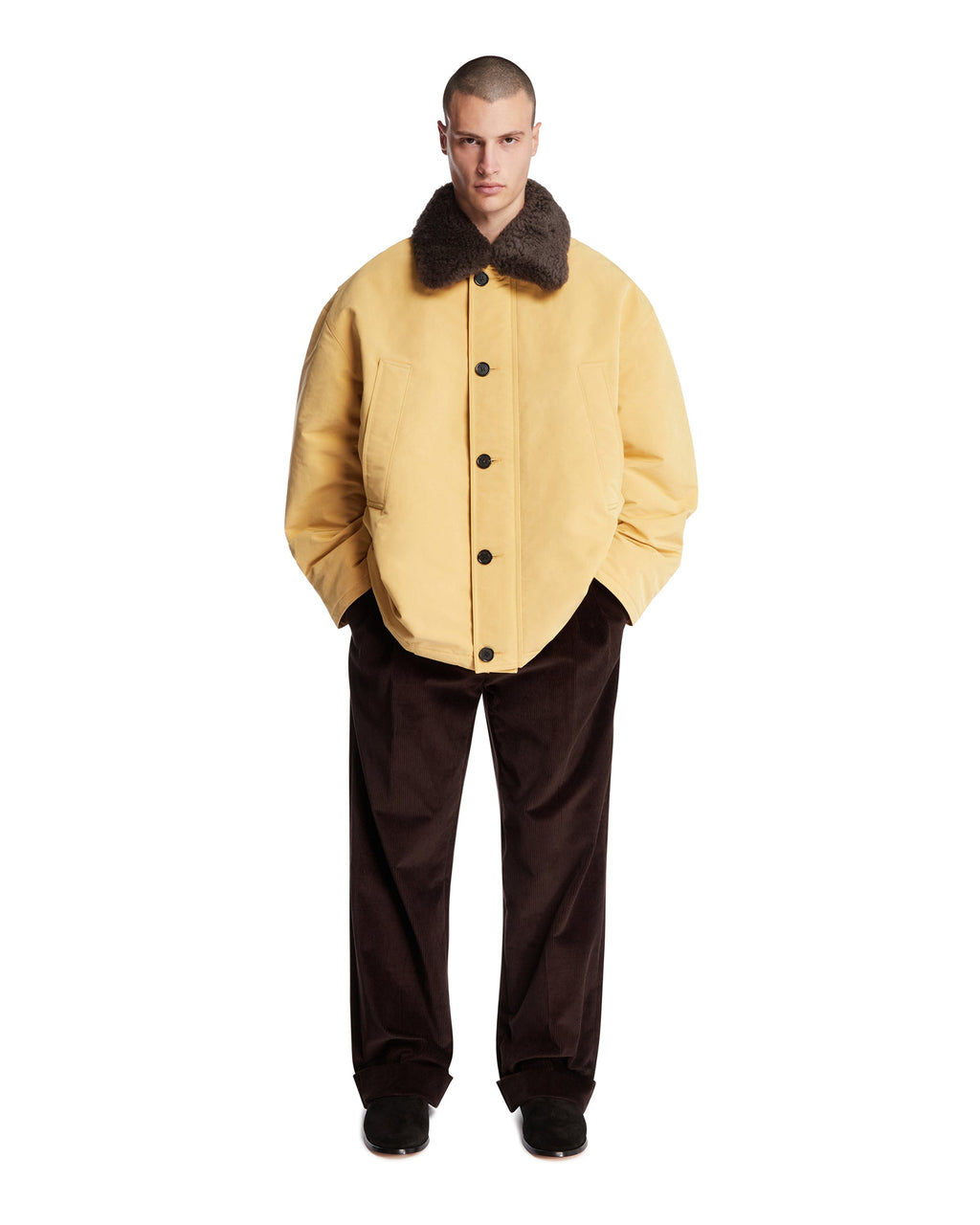 Beige Shearling Jacket Acne studios оригінал – Купити в Україні – детальний вид