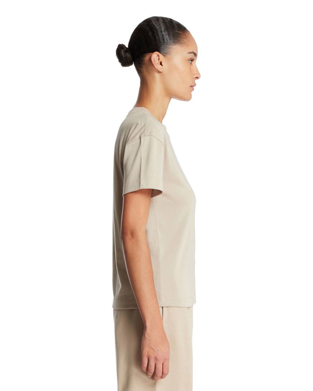 Оригінальна Beige Classic T-Shirt With Logo Fear of god – збільшений вид