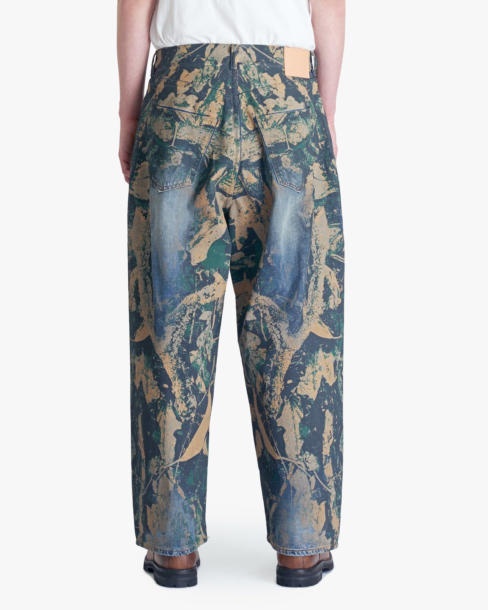 2023 Mossy Oak Denim In Brown Acne studios – Гарантія оригінальності – детальний вид