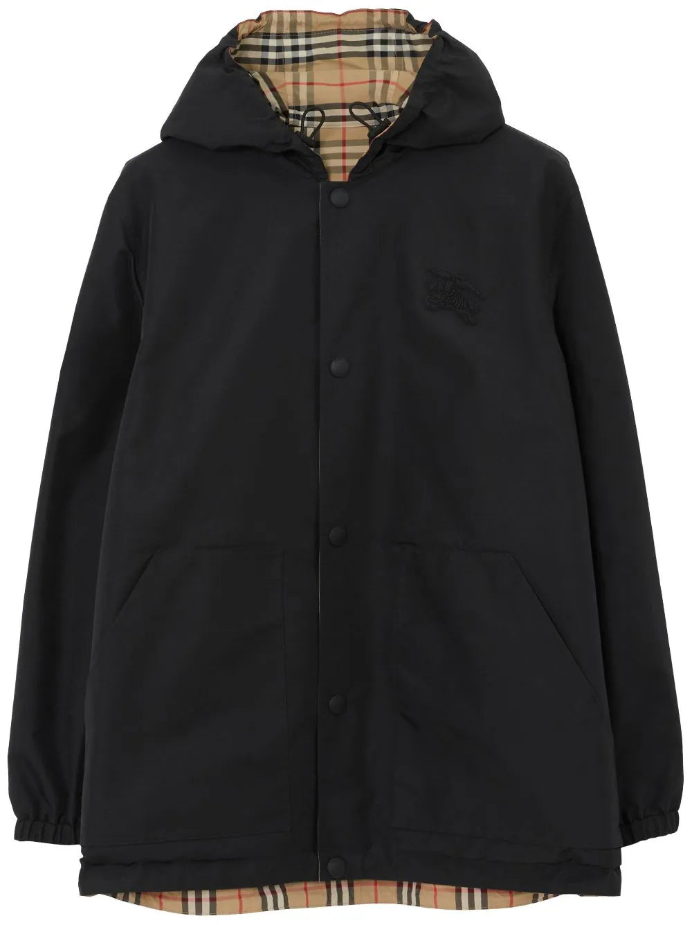 Оригінальна Reversible Check Jacket Burberry – боковий вид