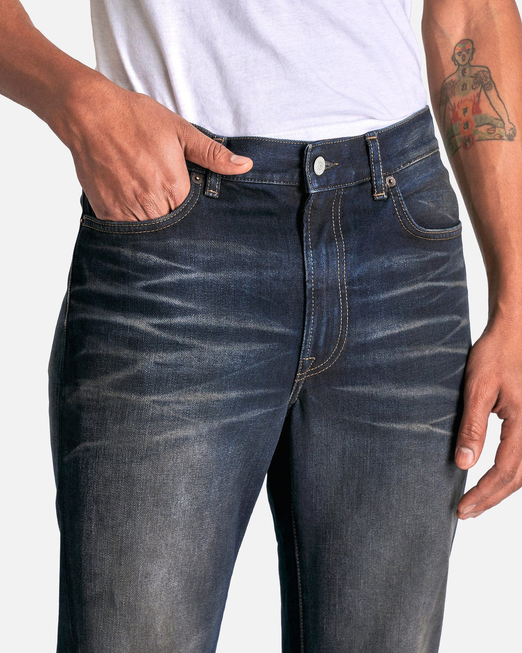 2024 Darkside Denim In Dark Blue Acne studios – Гарантія оригінальності – збільшений вид