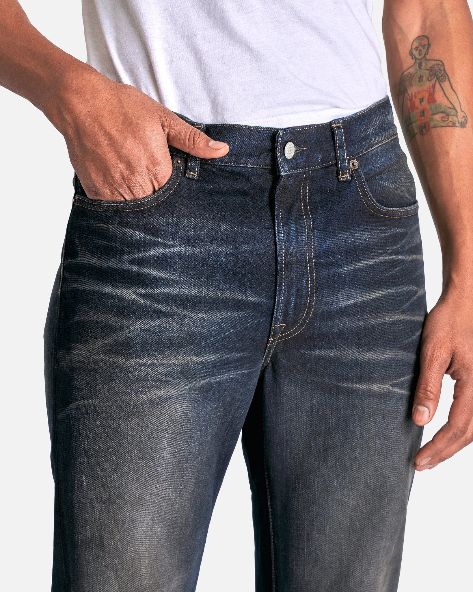 2024 Darkside Denim In Dark Blue Acne studios – Гарантія оригінальності – збільшений вид
