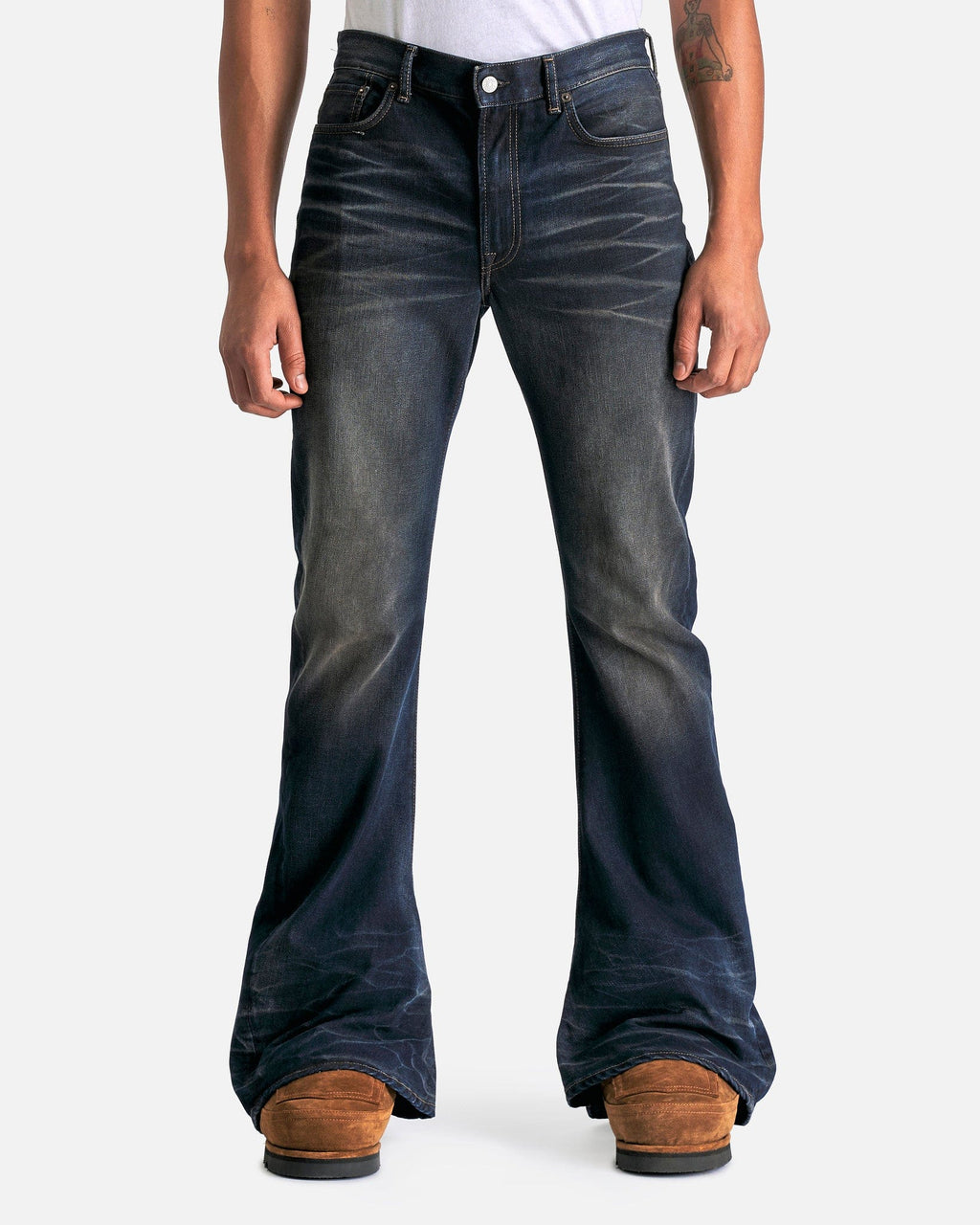 2024 Darkside Denim In Dark Blue Acne studios – Гарантія оригінальності – боковий вид