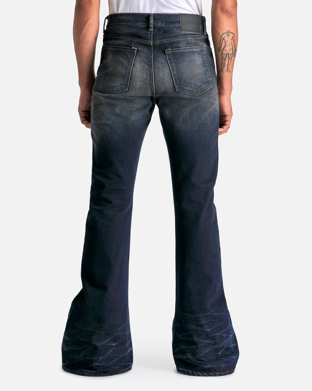 2024 Darkside Denim In Dark Blue Acne studios – Гарантія оригінальності – детальний вид