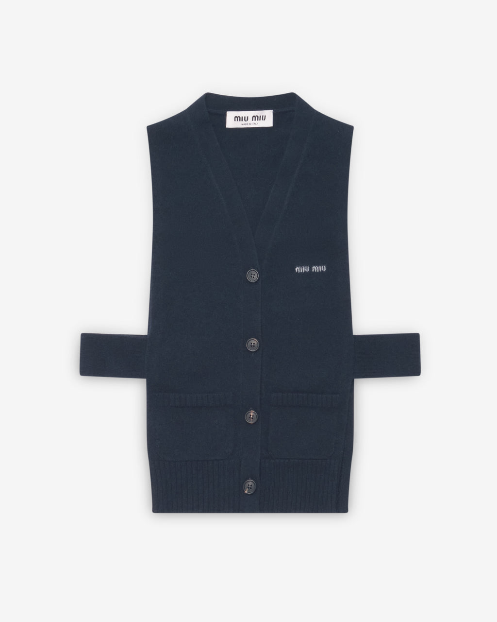 Womens Cashmere Cardigan Miu miu оригінал – Купити в Україні – боковий вид