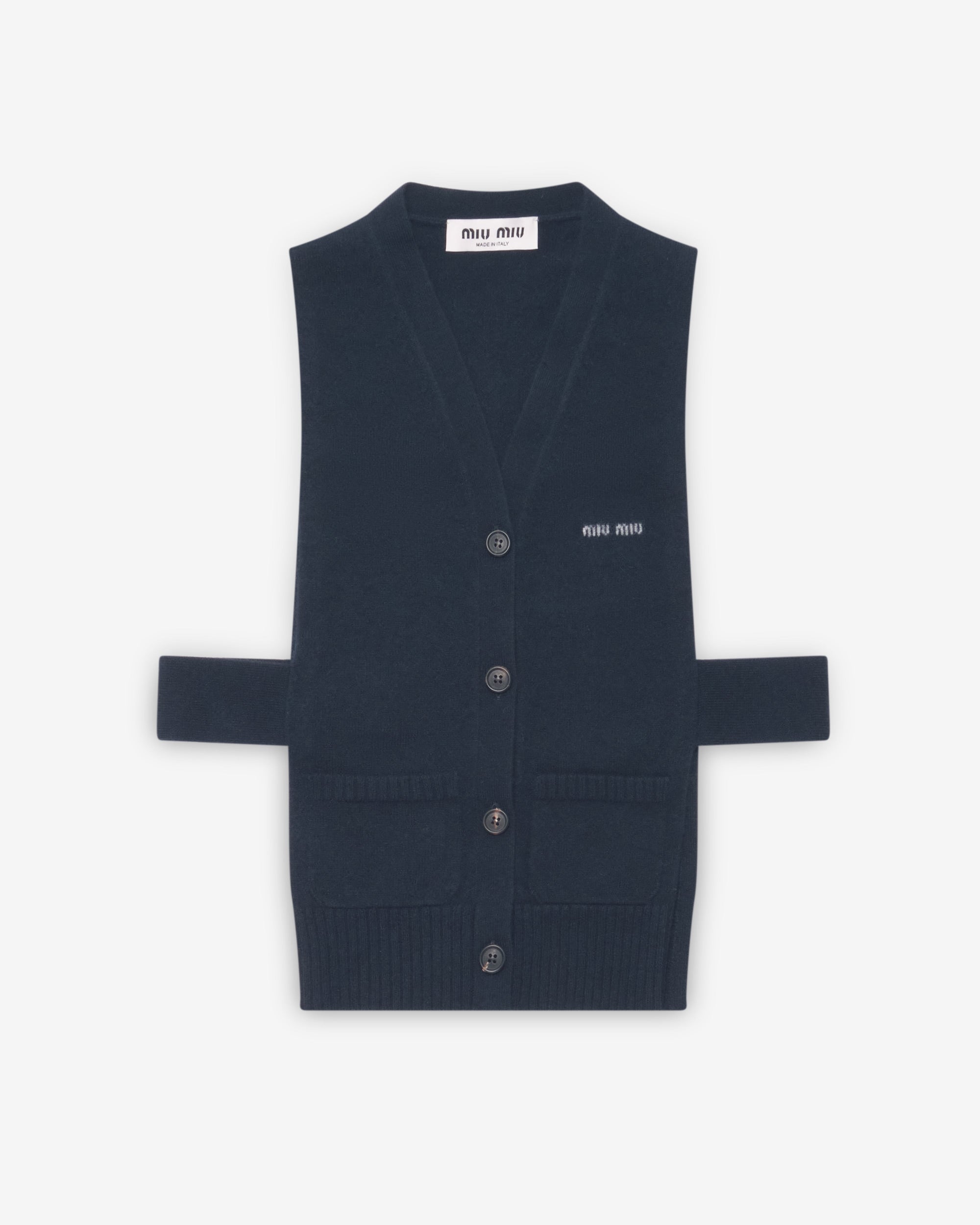 Womens Cashmere Cardigan Miu miu оригінал – Купити в Україні – боковий вид