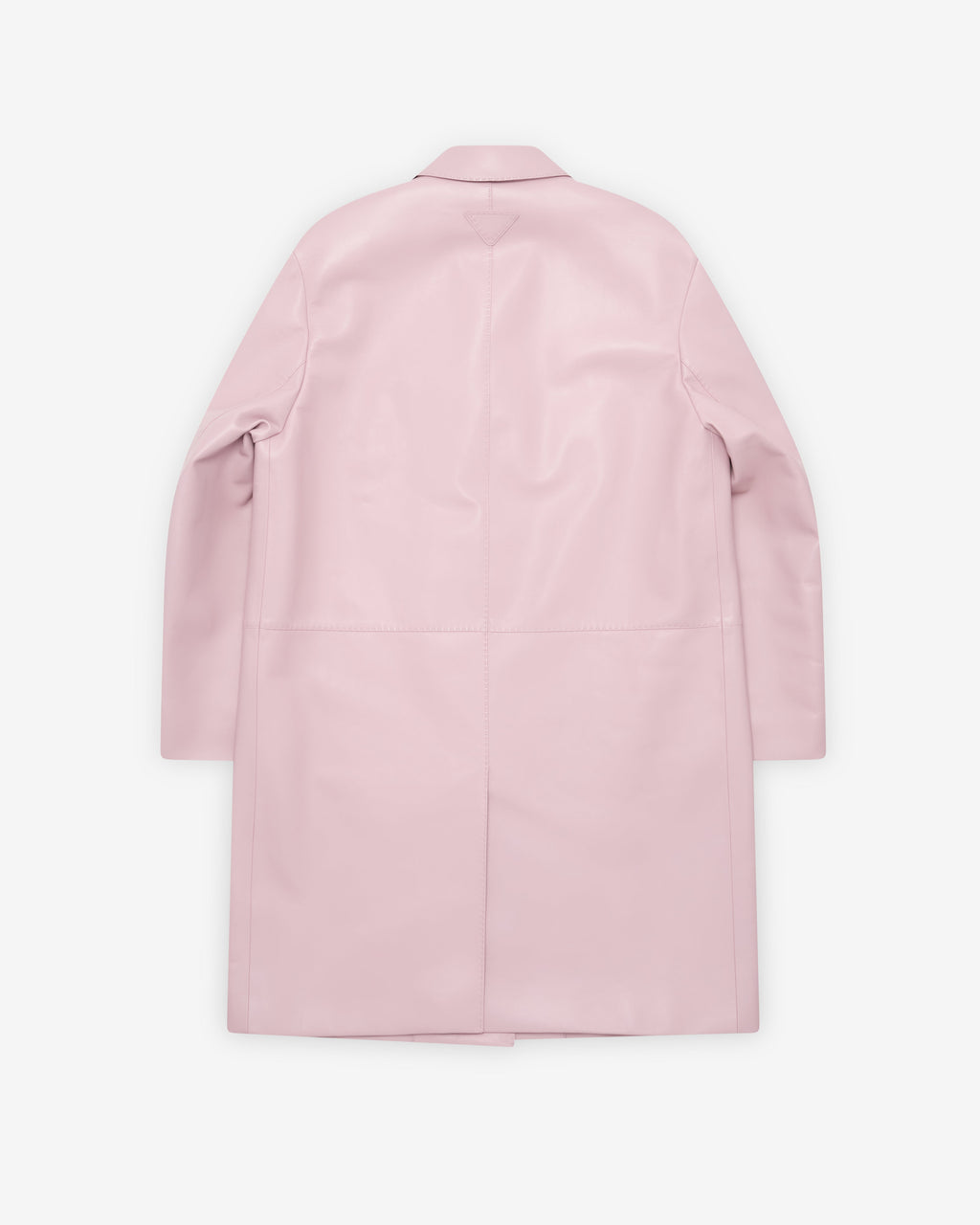 Womens Nappa Leather Coat Prada – Гарантія оригінальності – вид ззаду