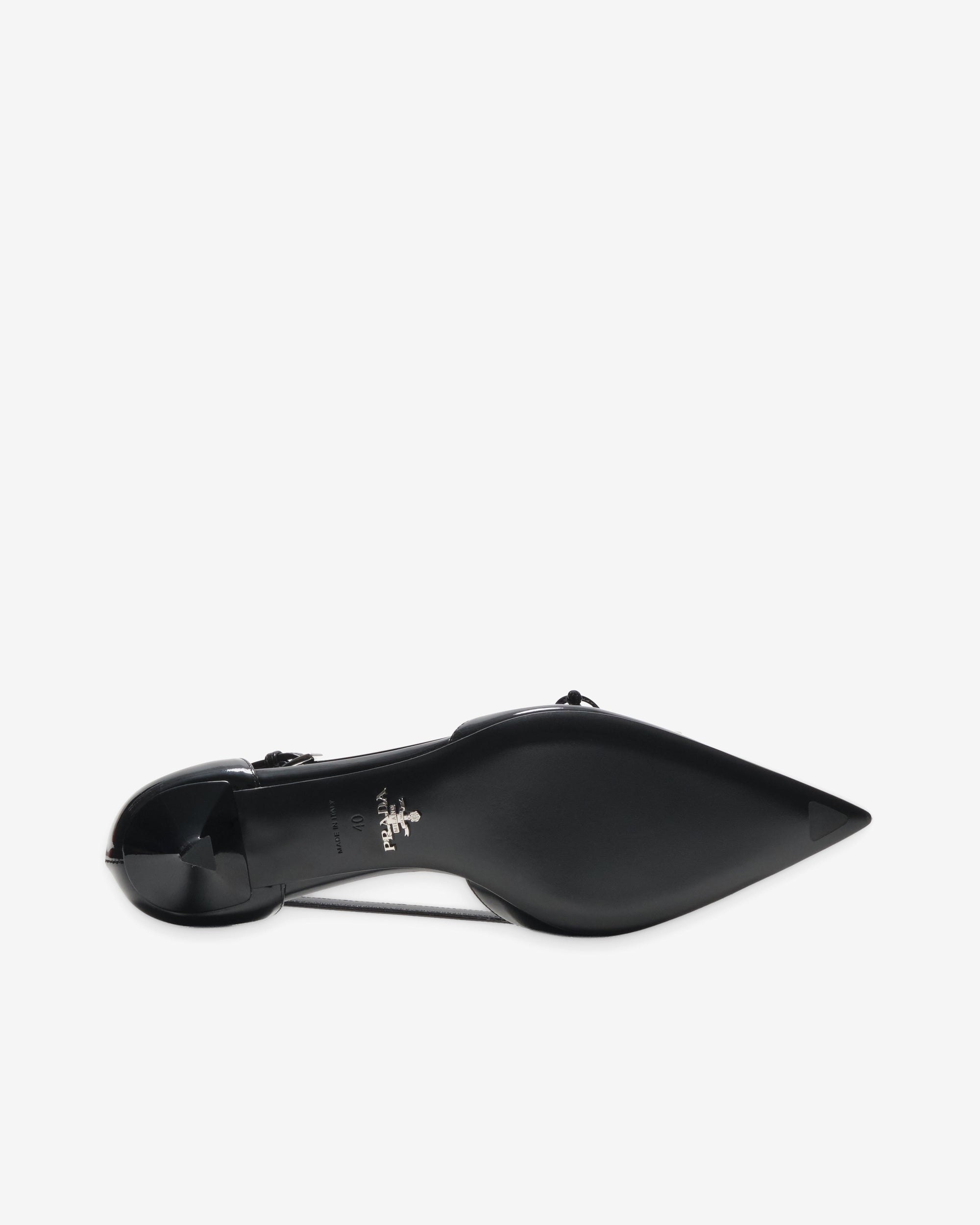 Womens Open Side Patent Leather Pumps Prada – Гарантія оригінальності – збільшений вид