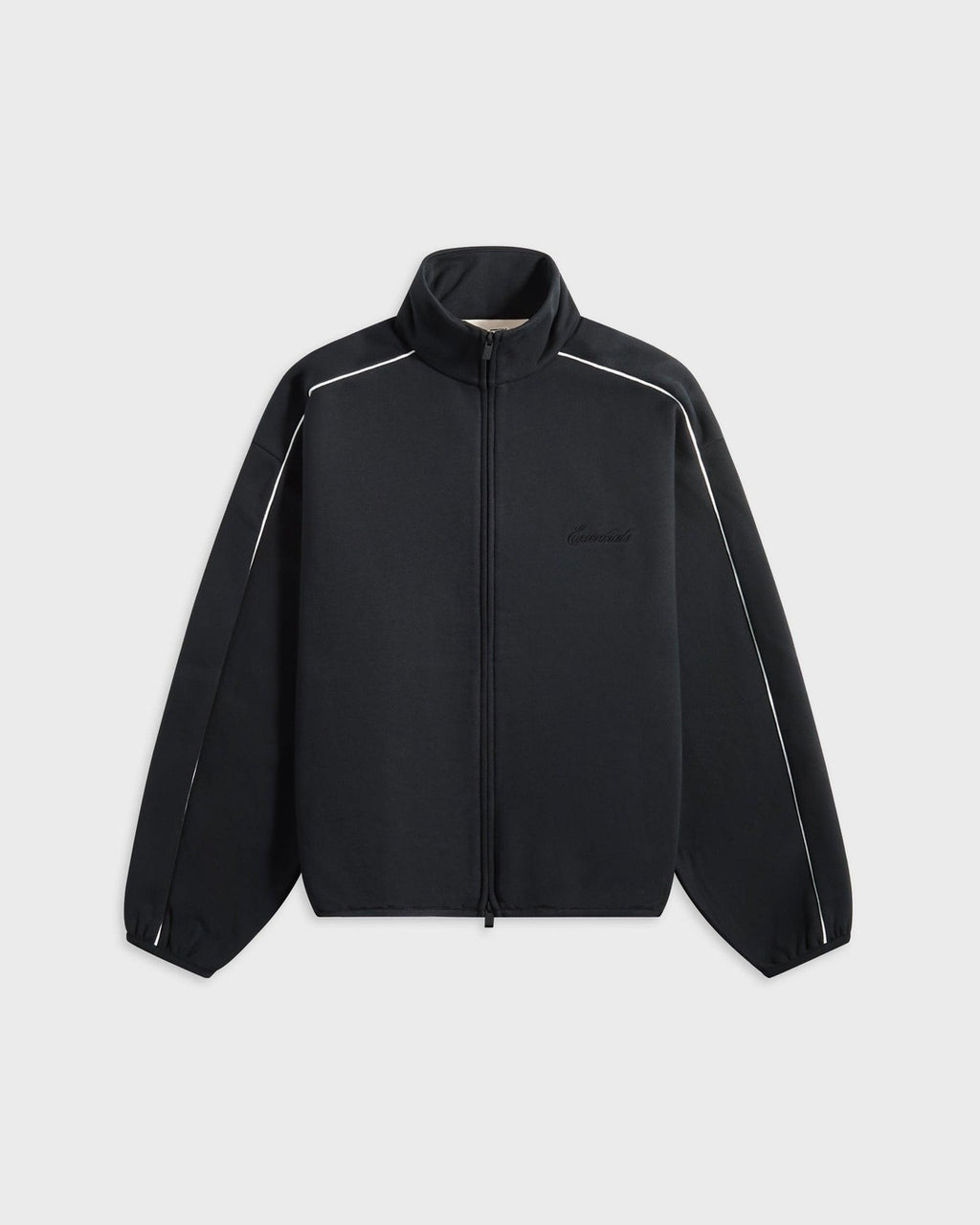 Essentials Modern Track Jacket With Piping Jet Black Fear of god оригінал – Купити в Україні – боковий вид