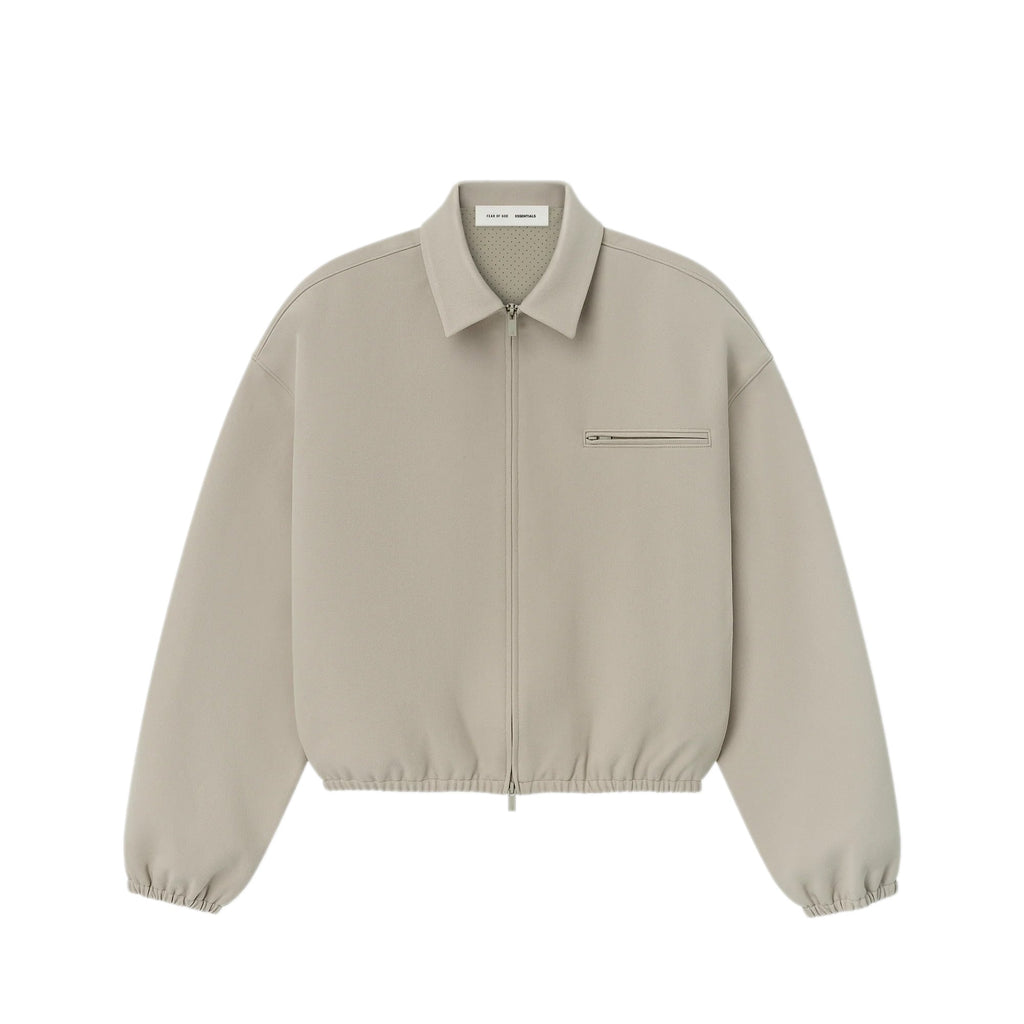 Mens Bonded Canvas Zip Up Jacket Fear of god оригінал – Купити в Україні – боковий вид
