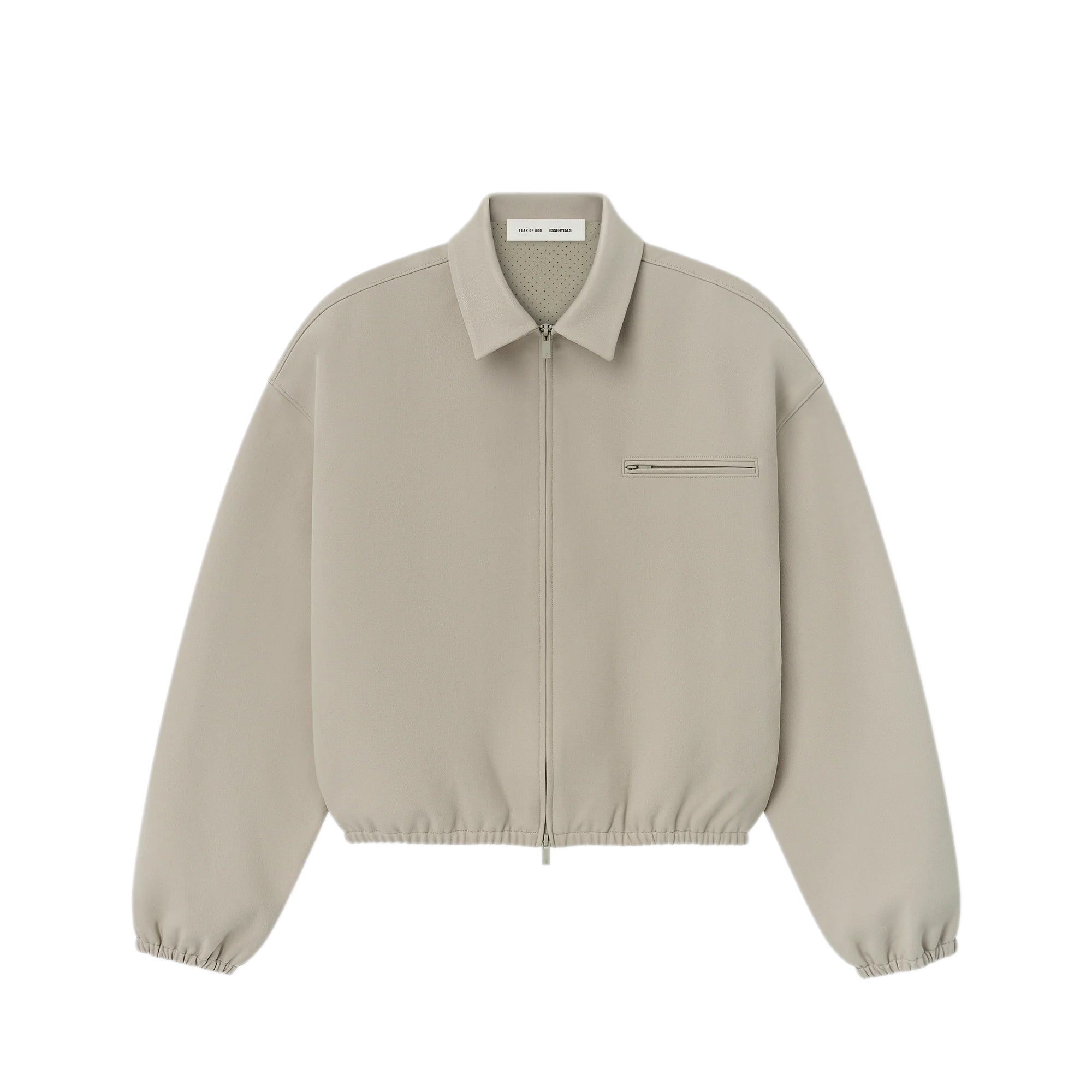 Mens Bonded Canvas Zip Up Jacket Fear of god оригінал – Купити в Україні – боковий вид