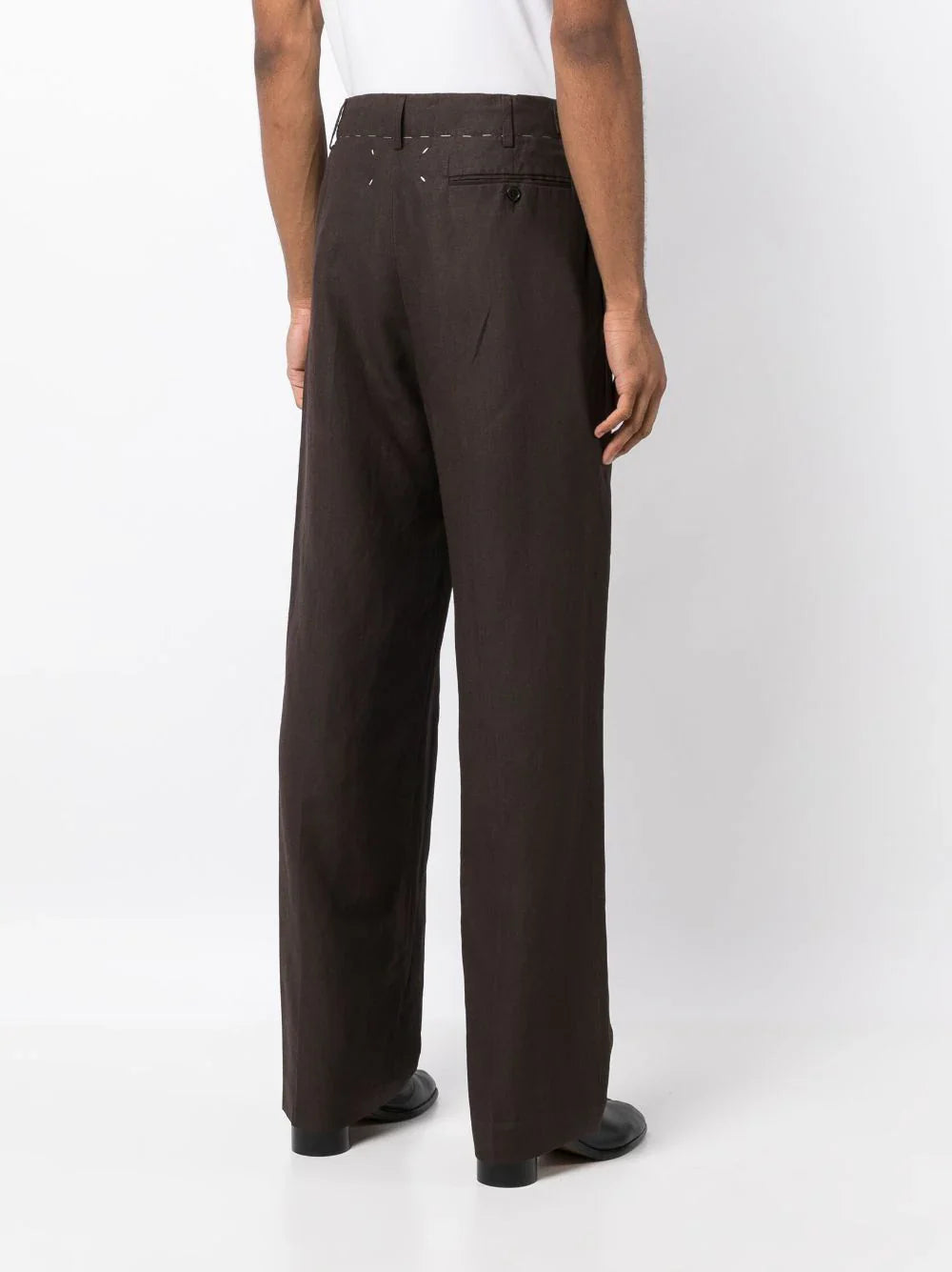 Drawstring Straight-Leg Trousers Maison margiela – Гарантія оригінальності – збільшений вид