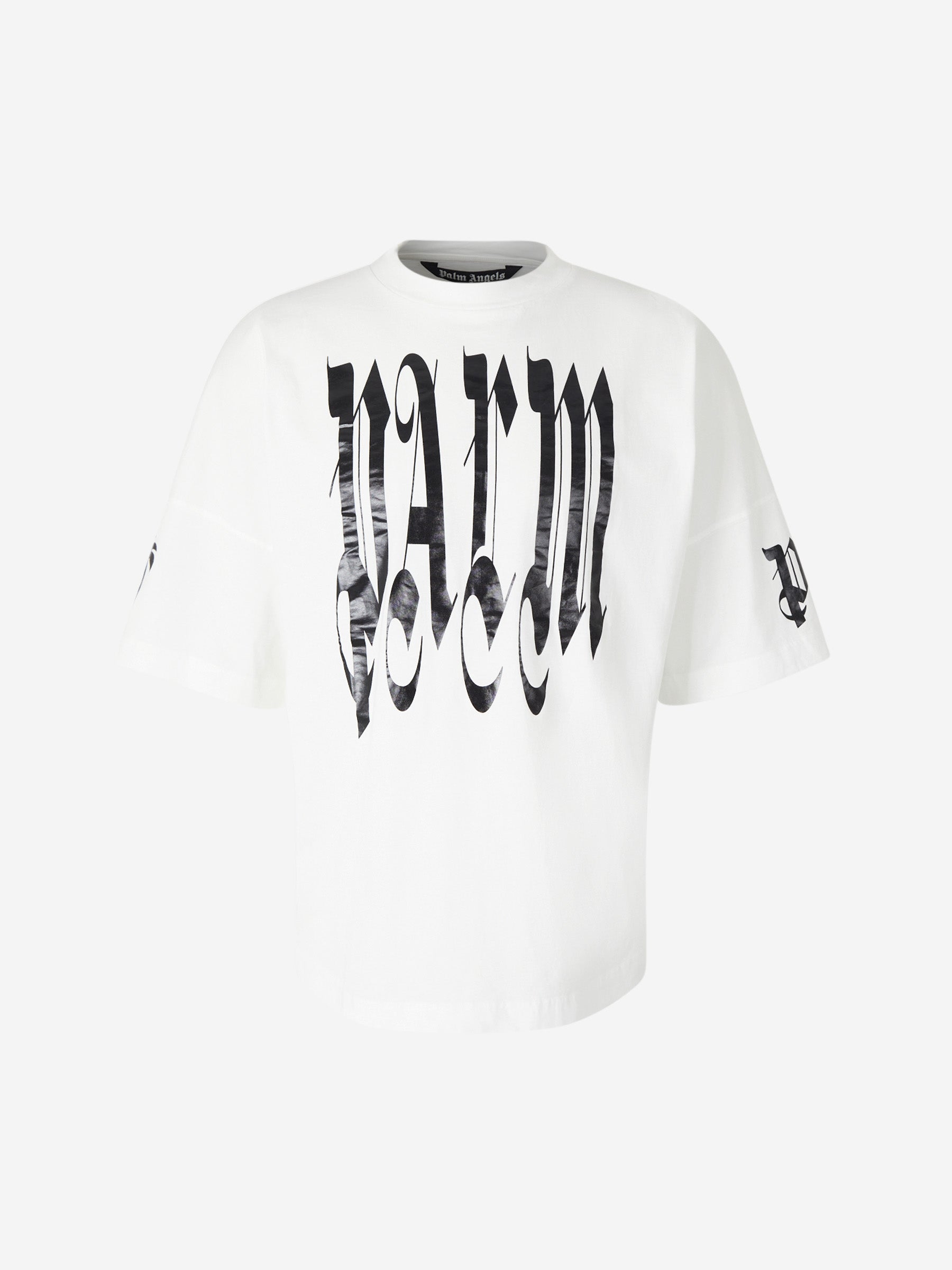 Оригінальна Logo Cotton T-Shirt Palm angels – боковий вид
