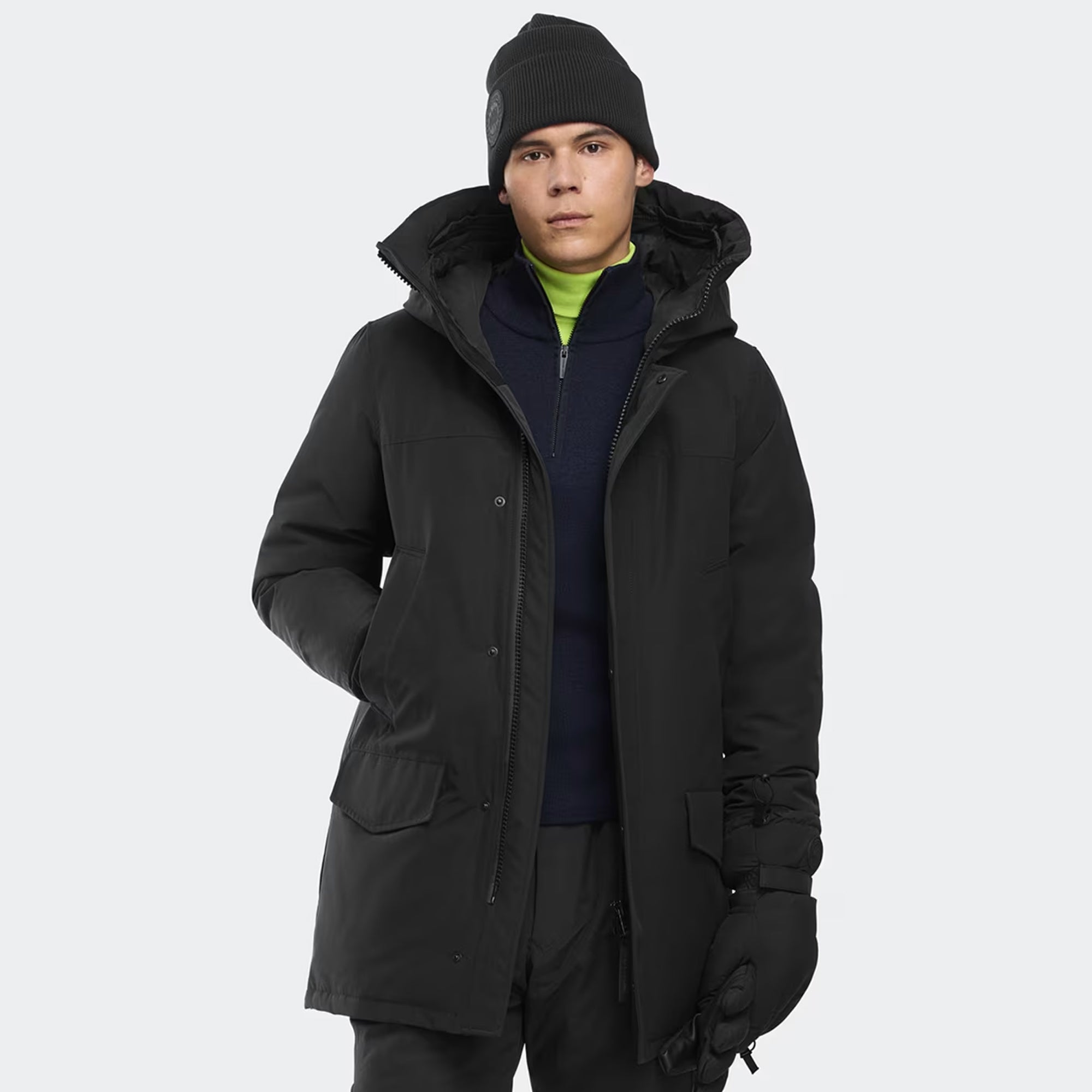 Mens Langford Parka Jacket CANADA GOOSE – Гарантія оригінальності – вид ззаду