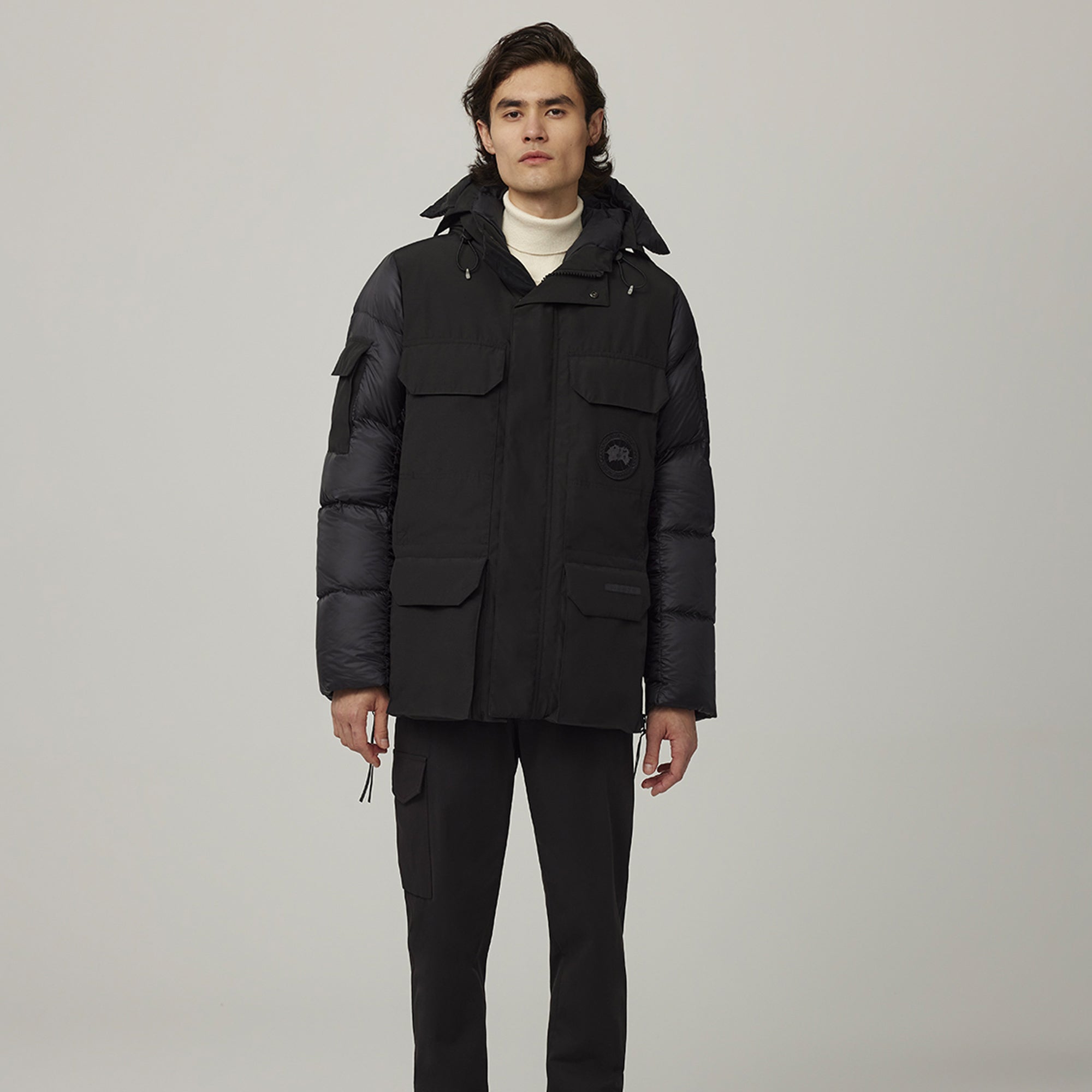 Mens Paradigm Expedition Black Label Parka Canada goose оригінал – Купити в Україні – вид ззаду