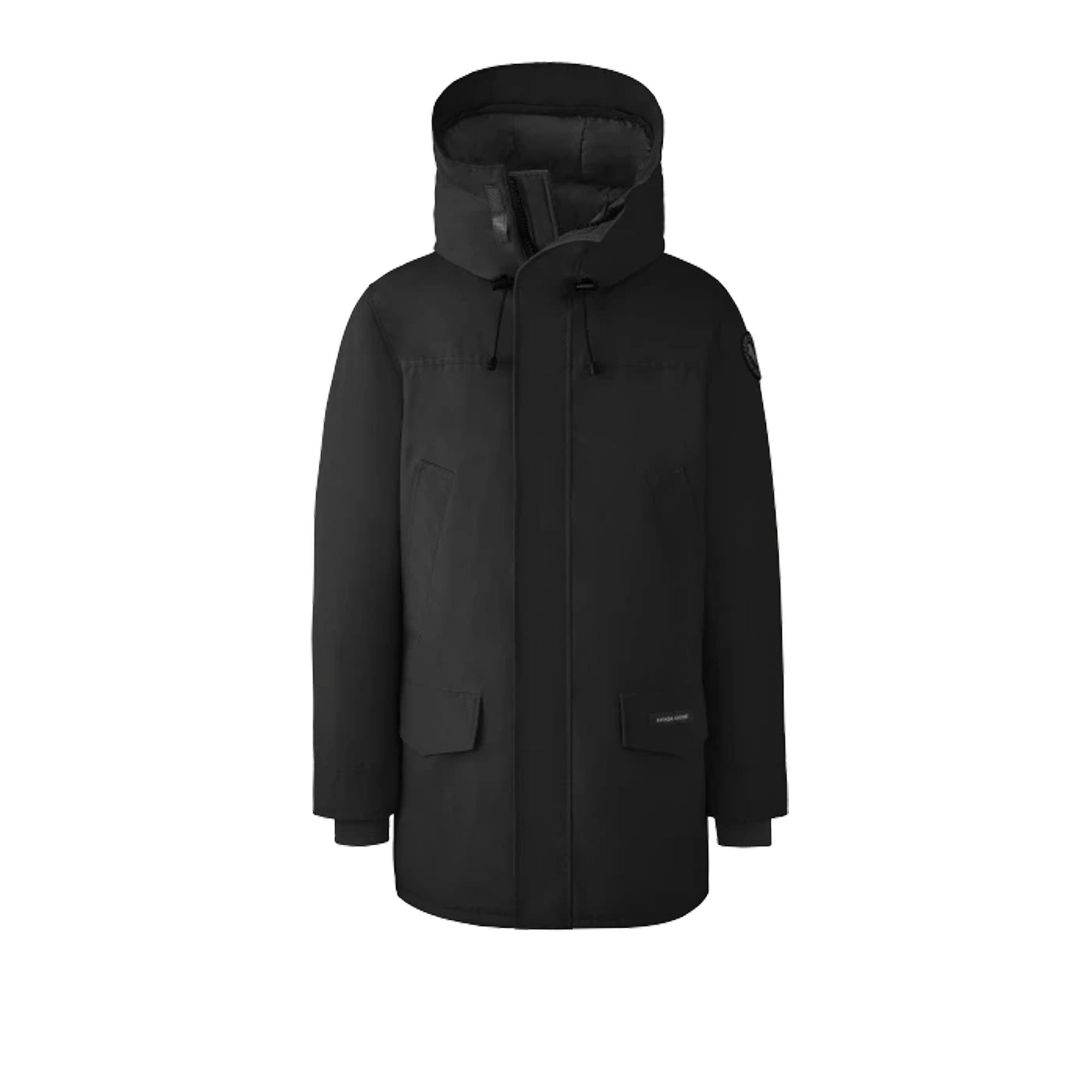 Оригінальна Mens Langford Parka Black Canada goose – боковий вид