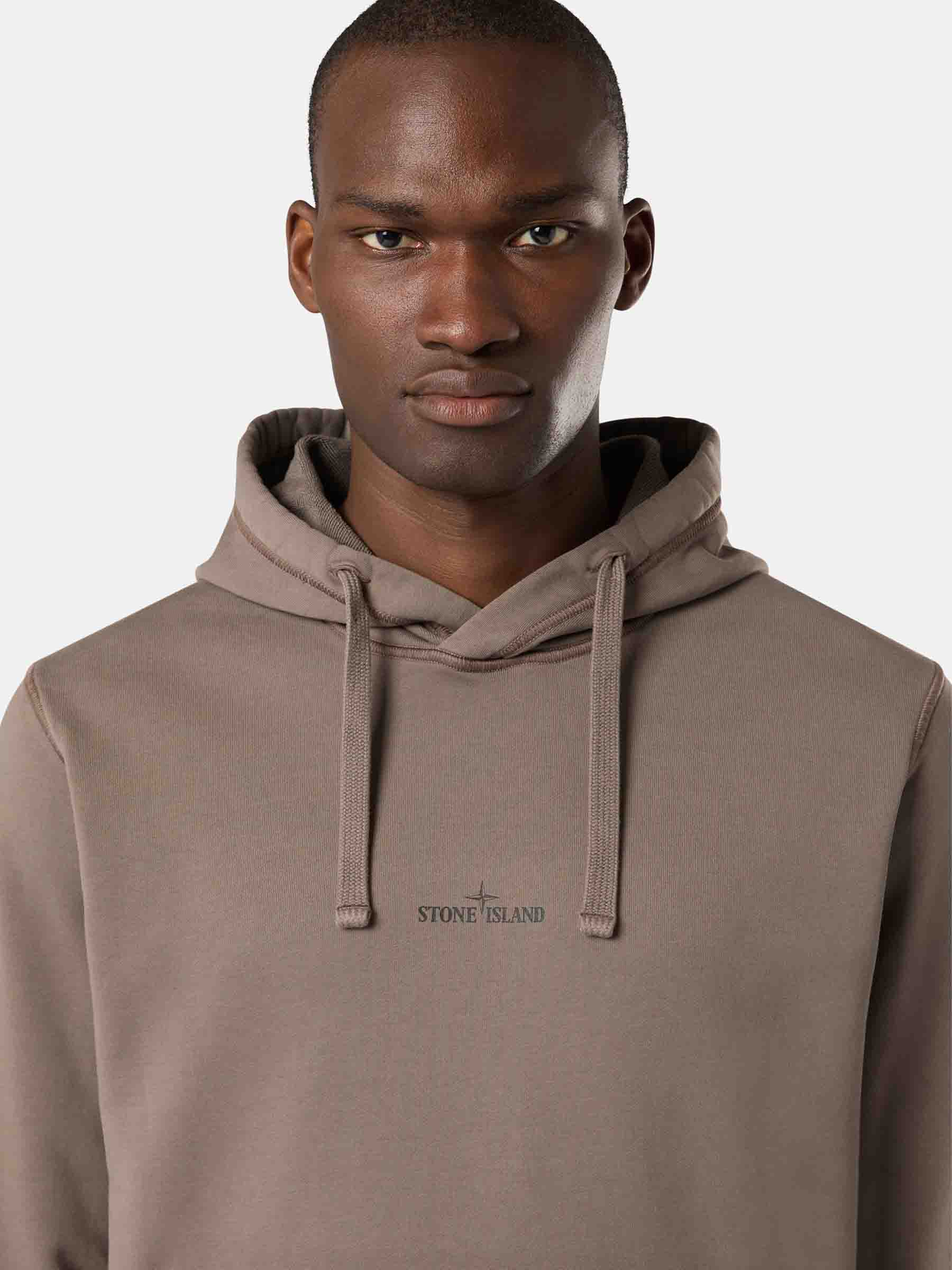 Cotton Logo Sweatshirt Stone island – Гарантія оригінальності – збільшений вид